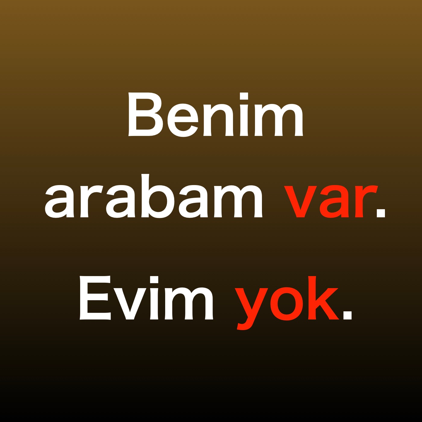 How to say “I have” and “I do not have” in Turkish episode artwork