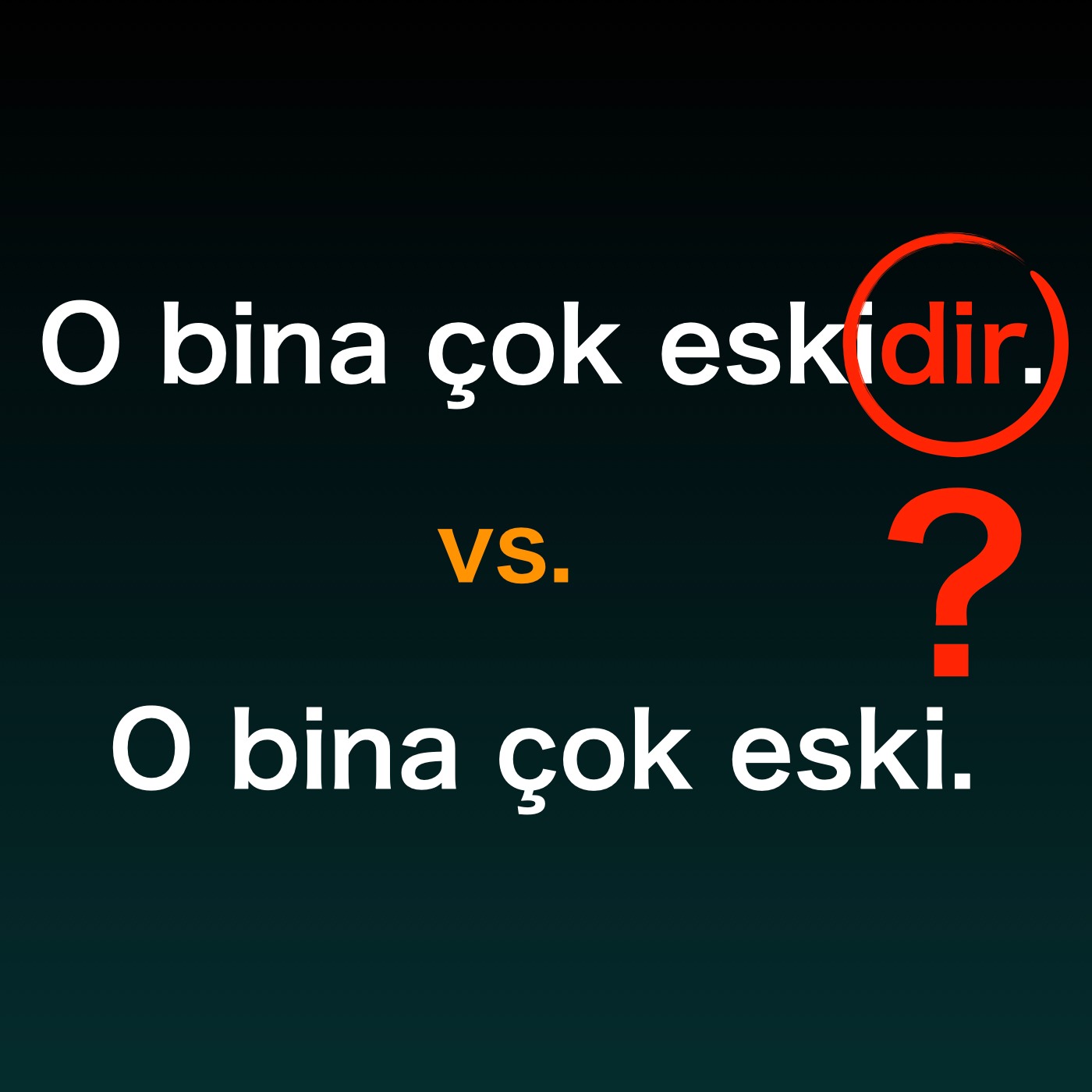 Generalization and Assumption (-dır suffix) episode artwork