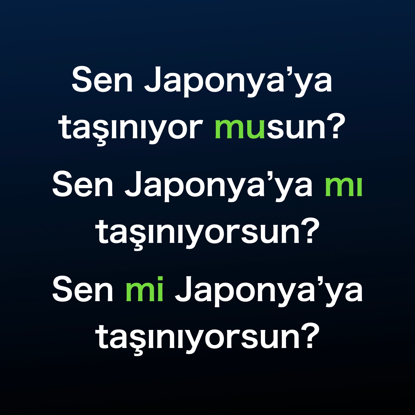 Position of the Interrogation Particle in YES NO Questions in Turkish episode artwork