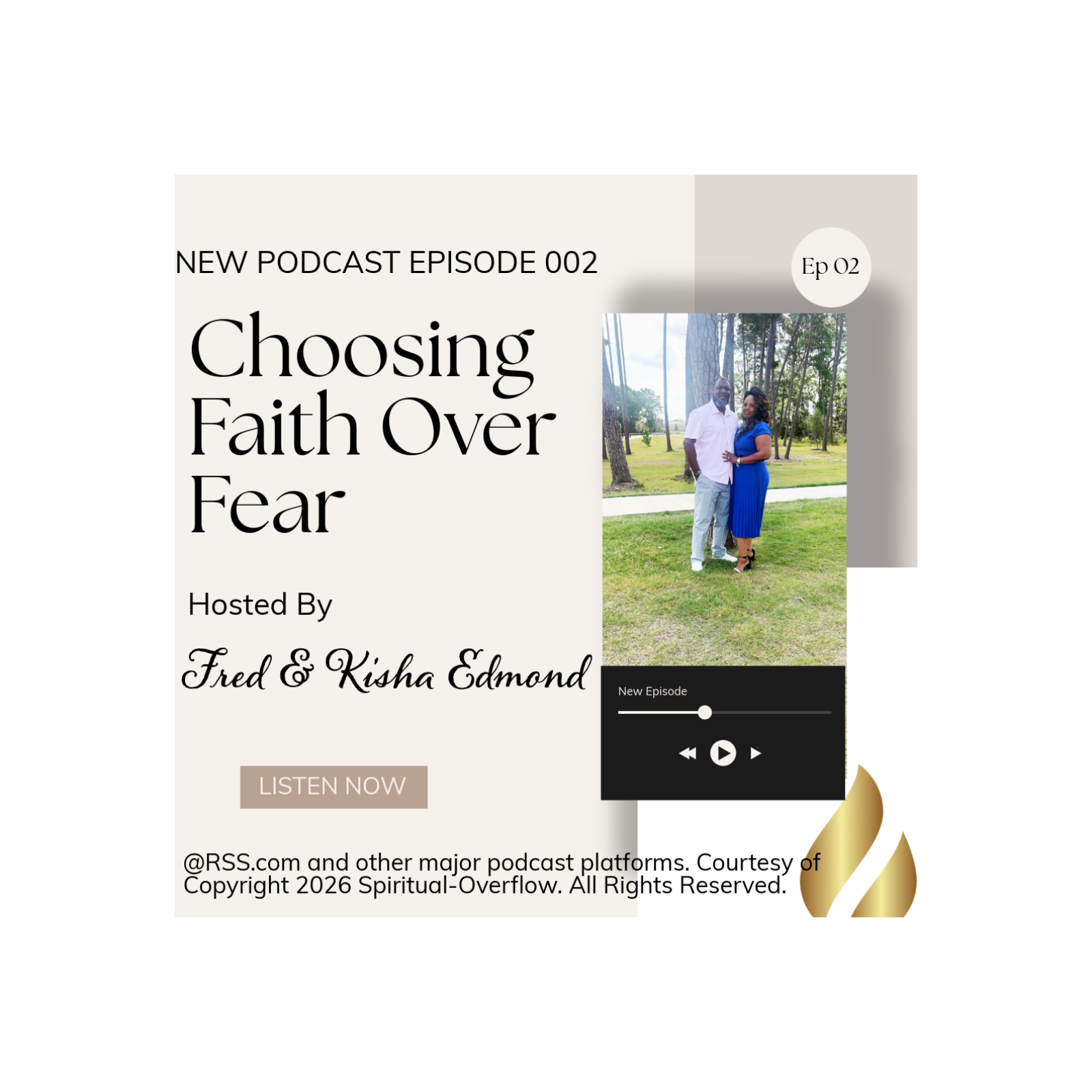 Choosing “Faith Over Fear” episode artwork