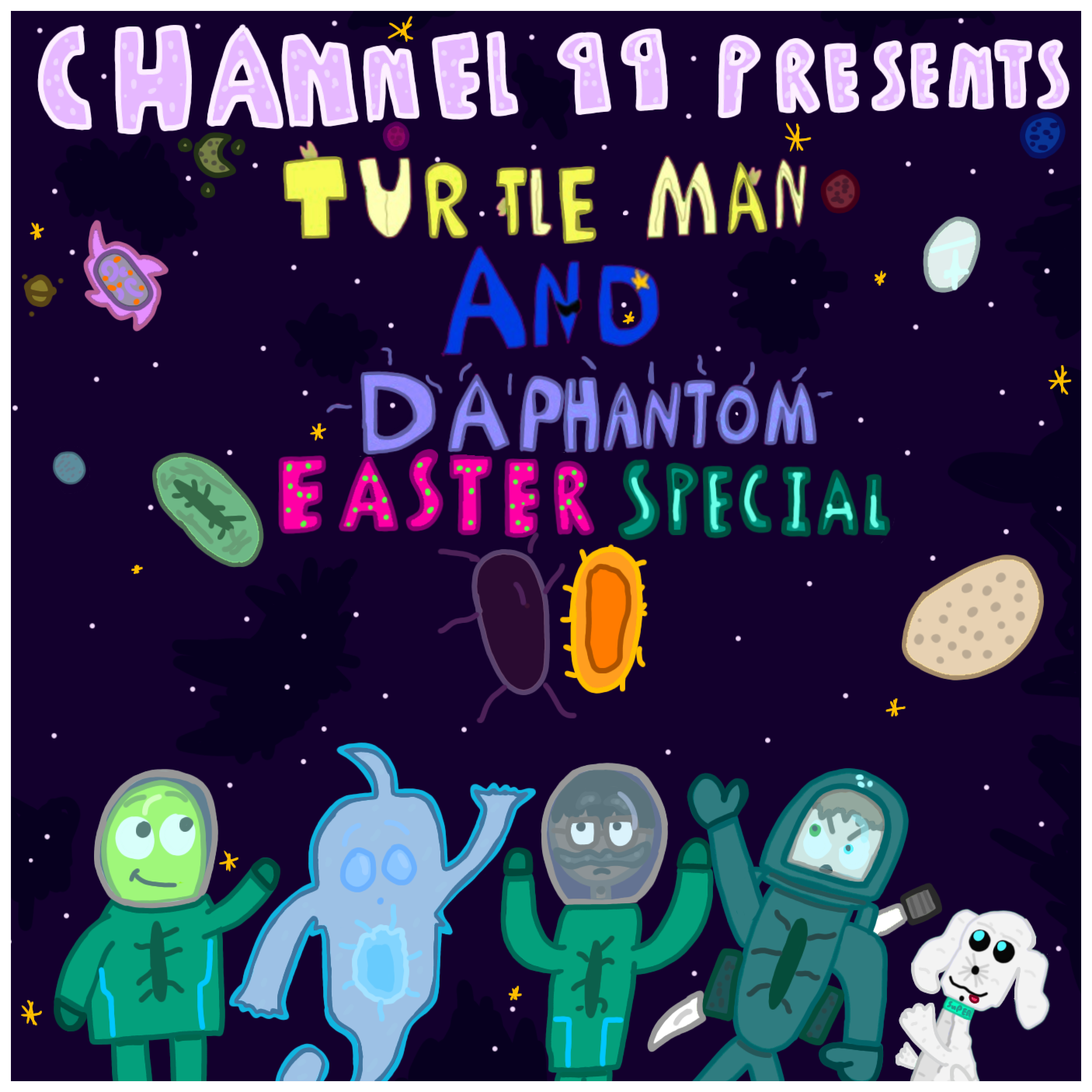 TURTLE MAN AND DAPHANTOM: Easter Special episode artwork