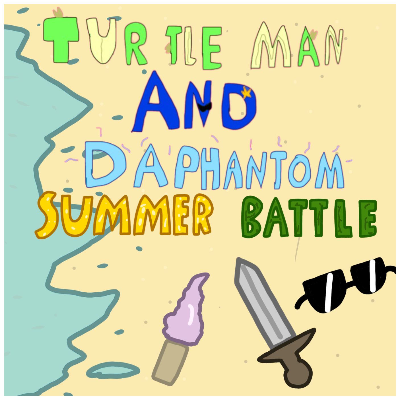 TURTLE MAN AND DAPHANTOM: Summer Battle episode artwork