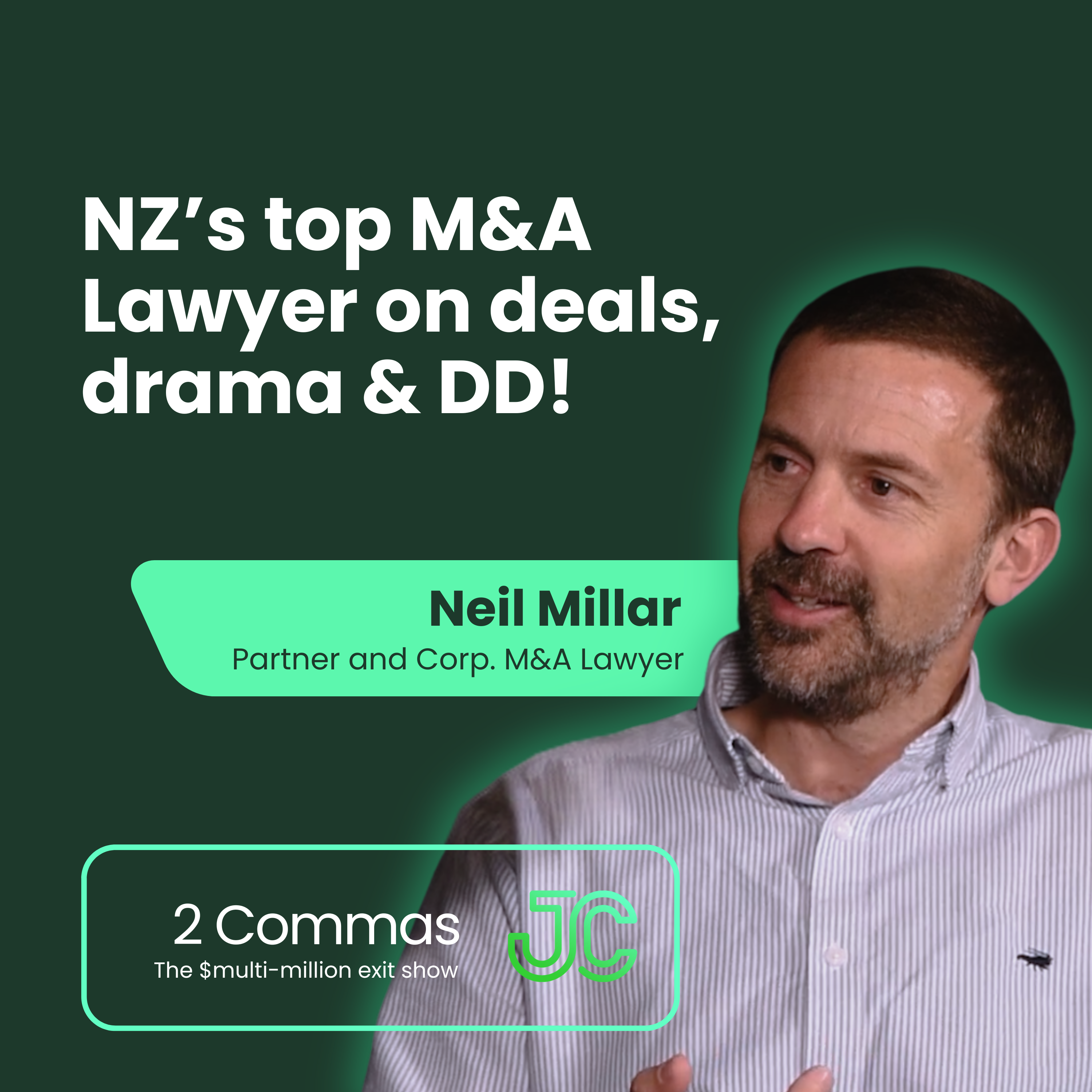 2 Commas: The $multi-million exit show with Josh Comrie