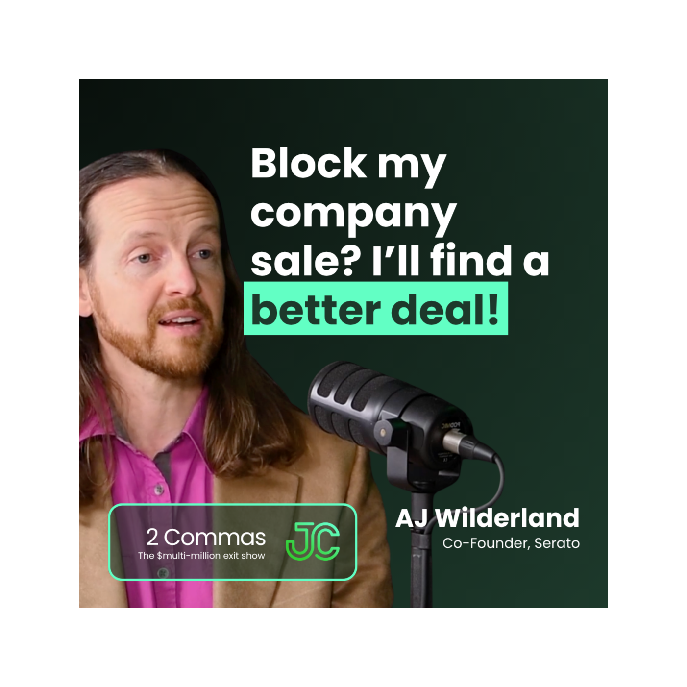 2 Commas: The $multi-million exit show with Josh Comrie