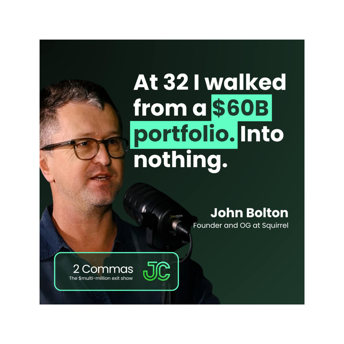 2 Commas: The $multi-million exit show with Josh Comrie