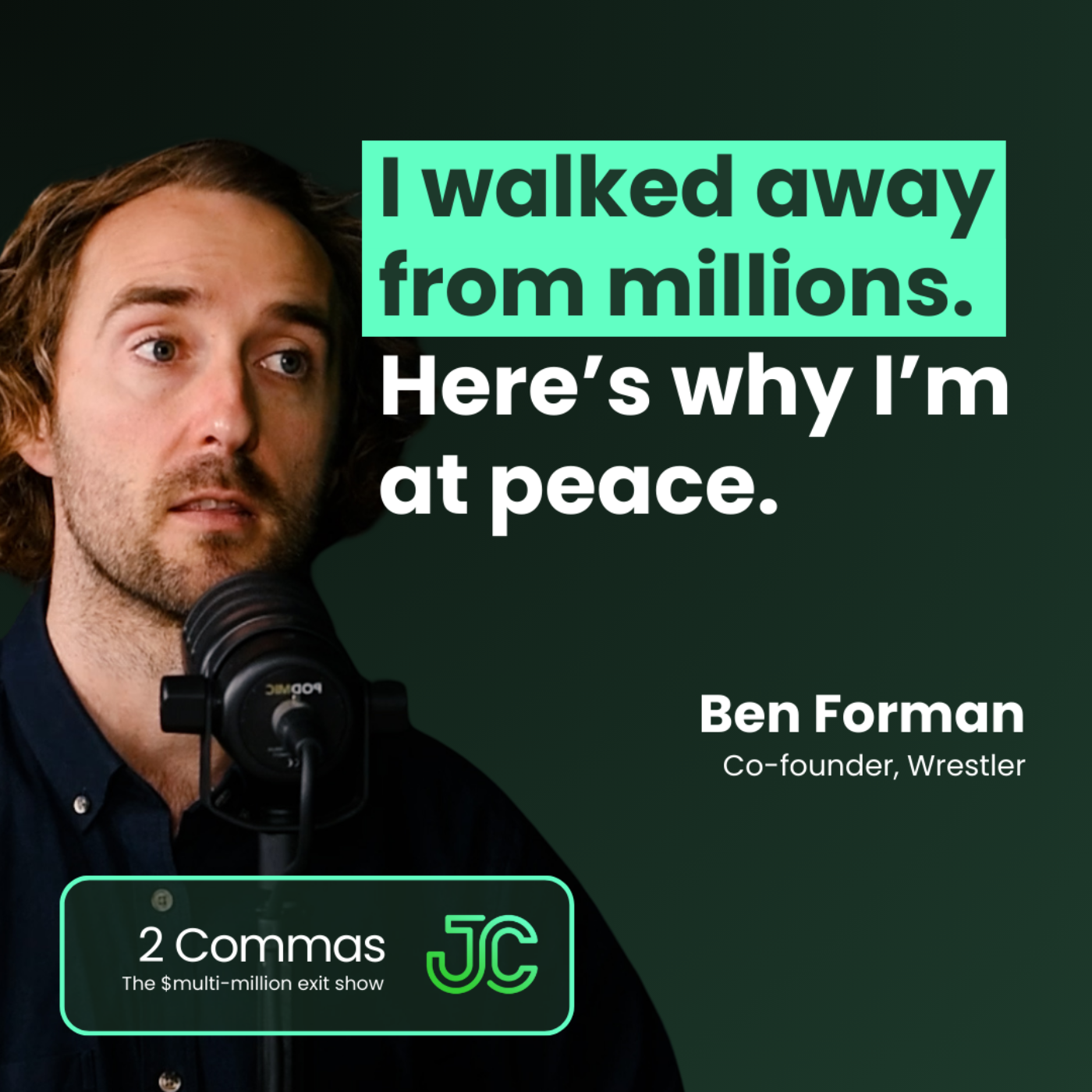 2 Commas: The $multi-million exit show with Josh Comrie