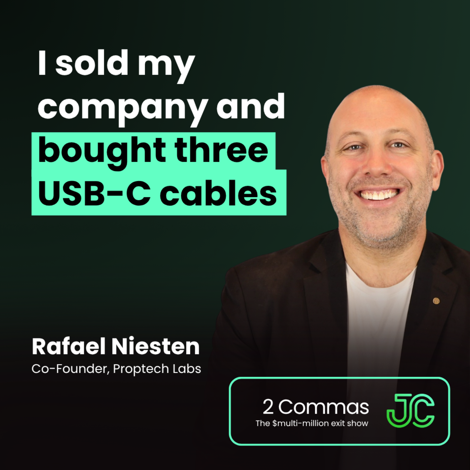 2 Commas: The $multi-million exit show with Josh Comrie