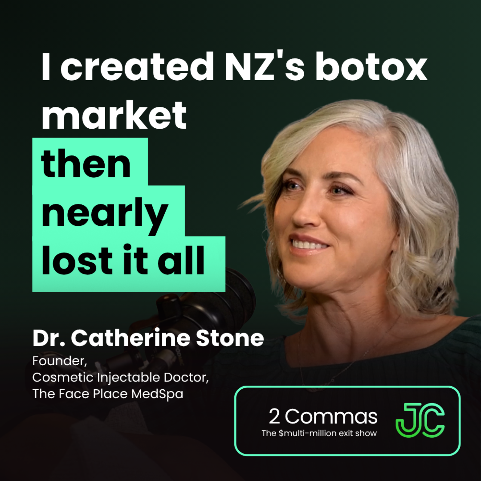 Dr. Catherine Stone: I created NZ's botox market then nearly lost it all episode artwork