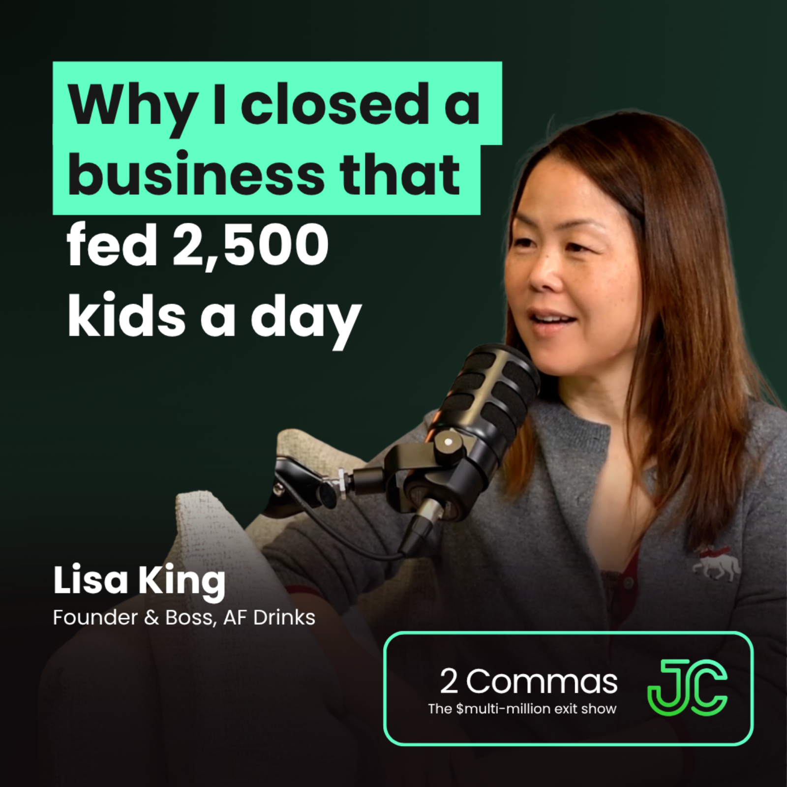 Why I closed a business that fed 2,500 kids a day | Lisa King with Josh Comrie
