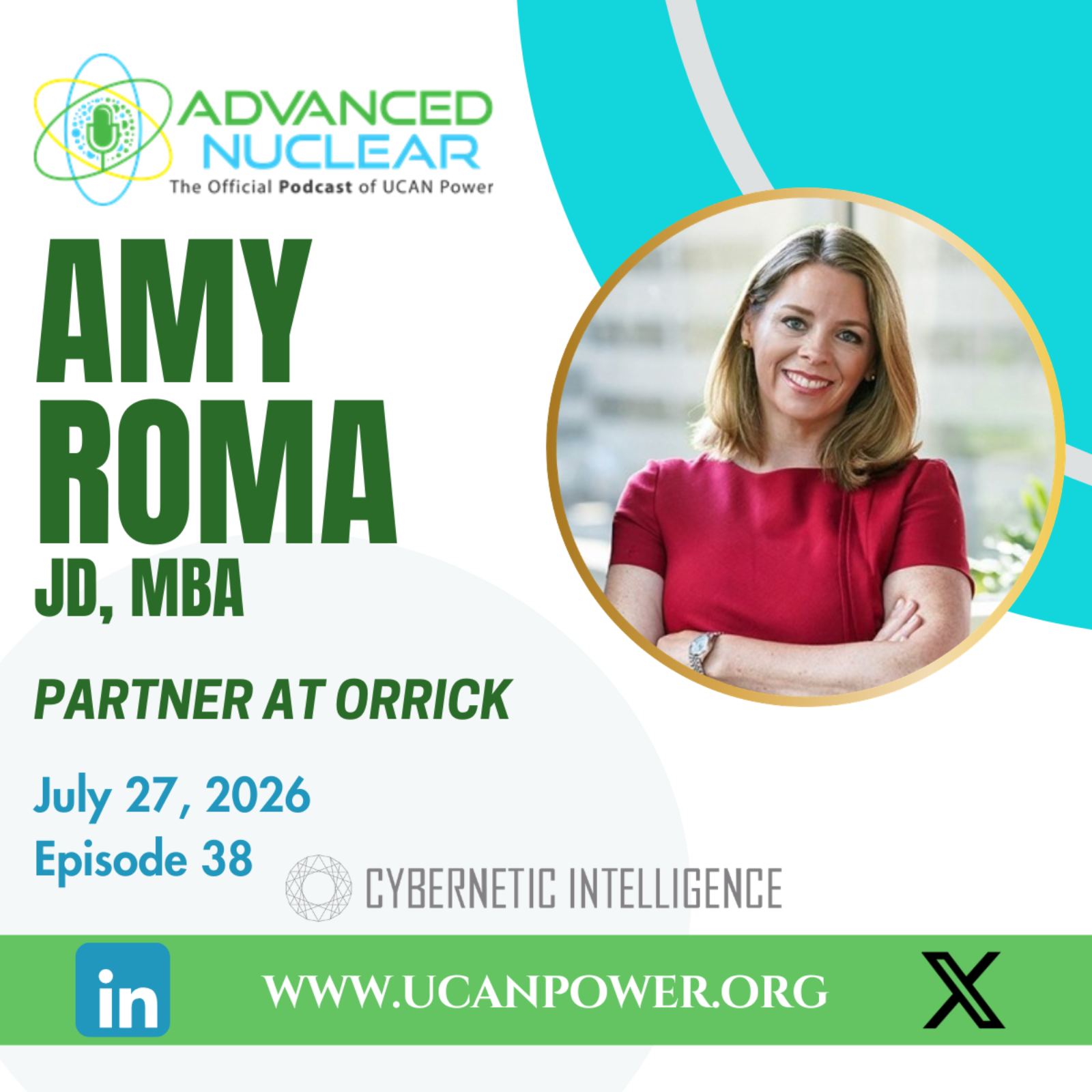 38 - Amy Roma: The Regulatory Roadmap for Advanced Nuclear episode artwork