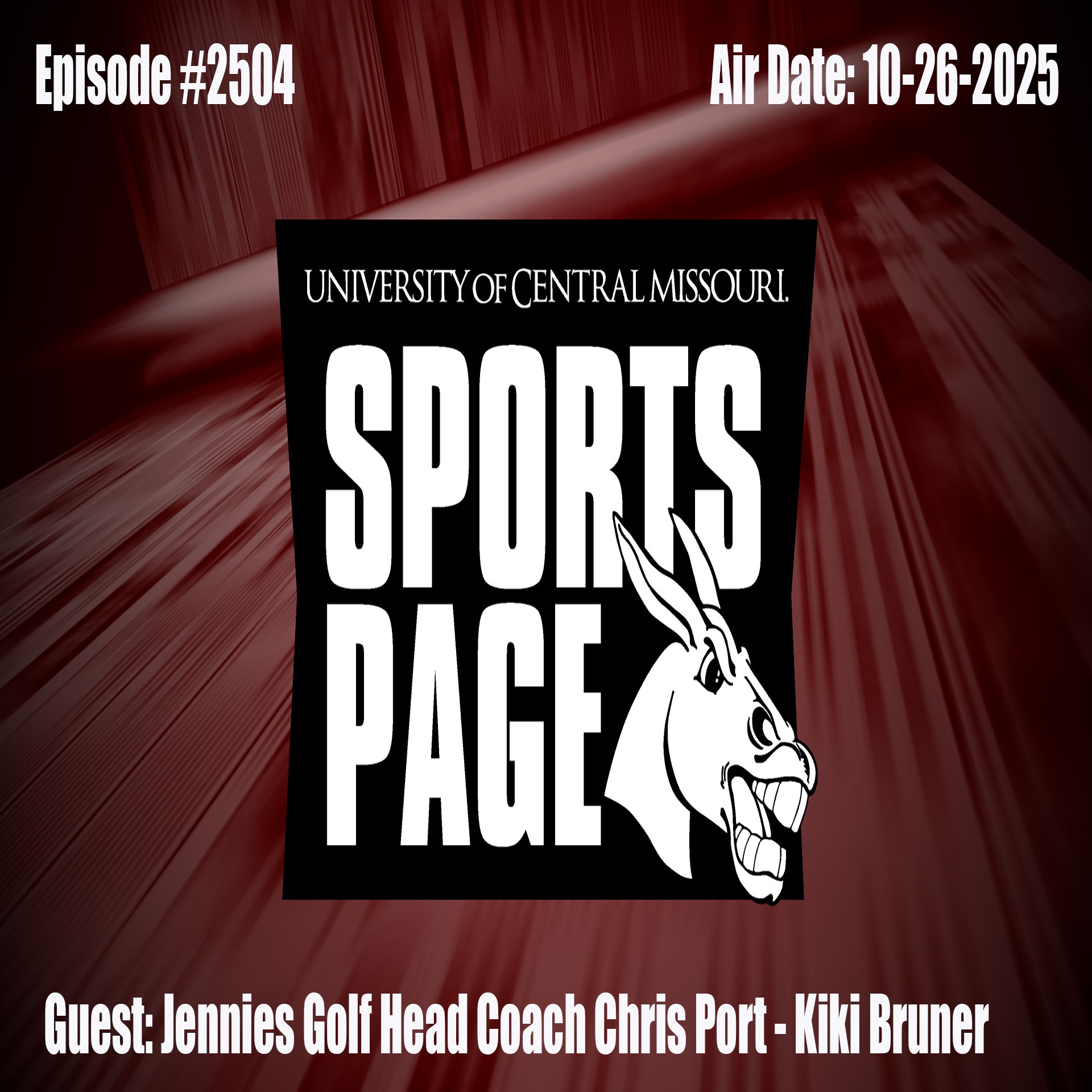 Sportspage #2504 Jennies Golf Head Coach Chris Port - Senior Kiki Bruner episode artwork