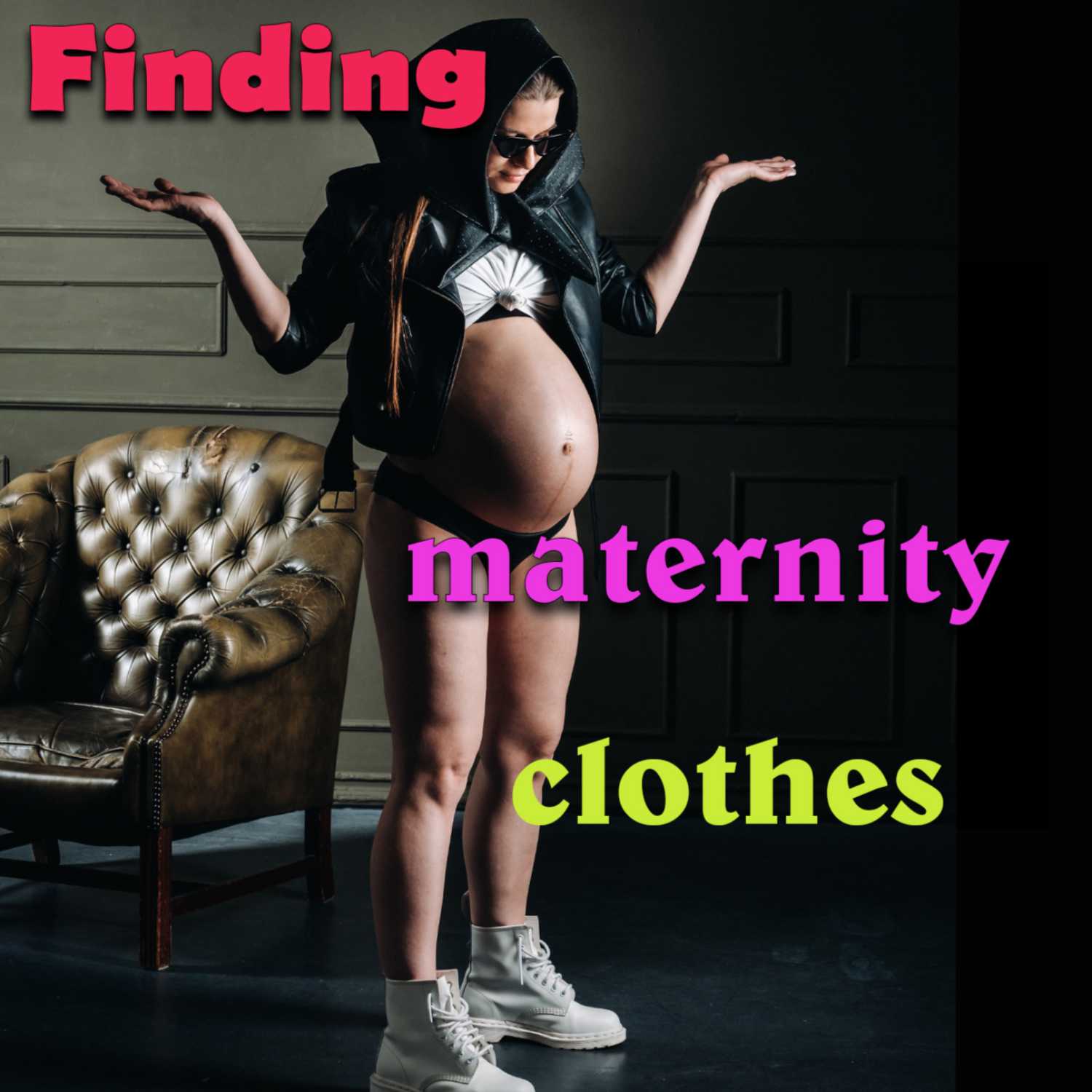 Finding maternity clothes without going broke.