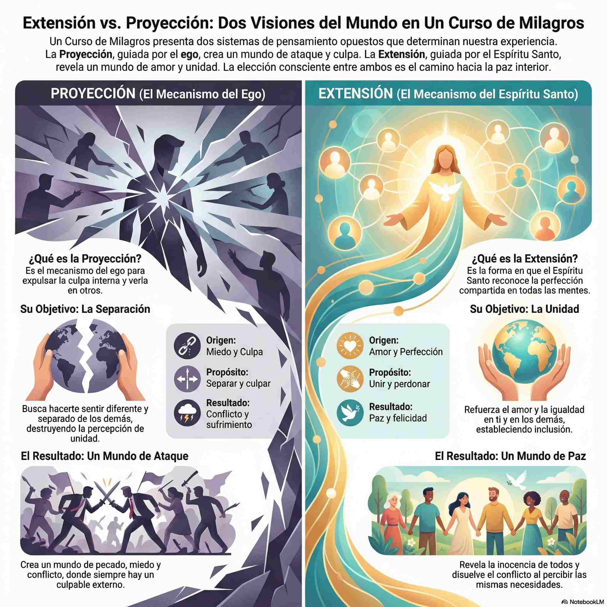 Proyección frente a extensión en un curso de milagros episode artwork