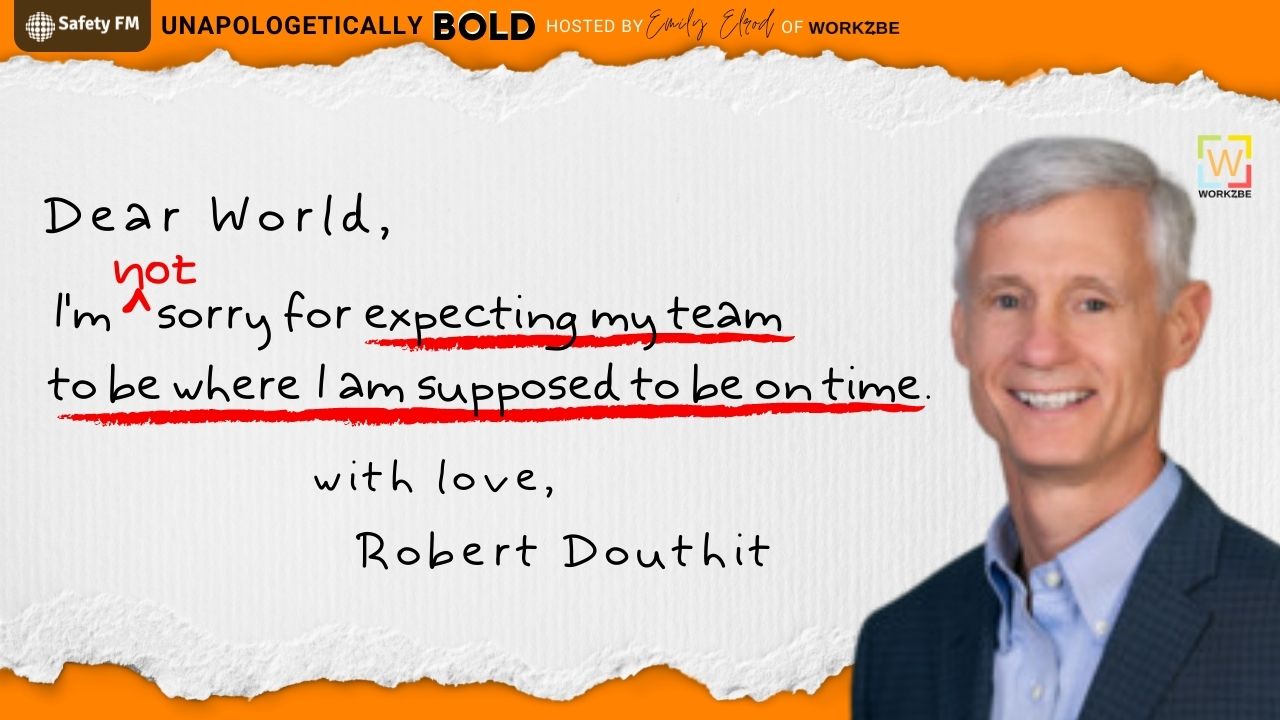 Expecting my team to be where I am supposed to be on time with Robert Douthit Expecting my team to be where I am supposed to be on time with Robert Douthit