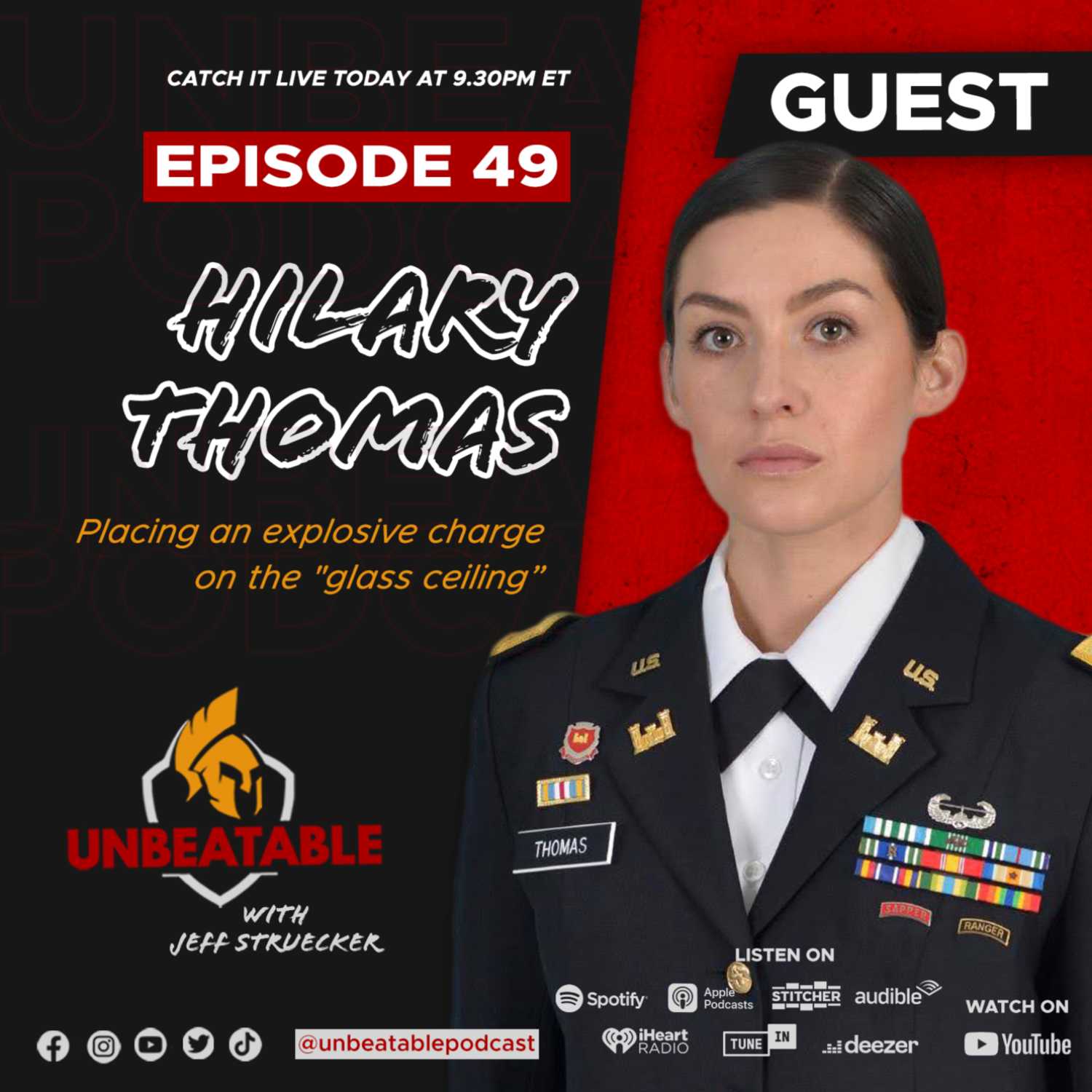Ep 49: Hilary Thomas: Placing an explosive charge on the 