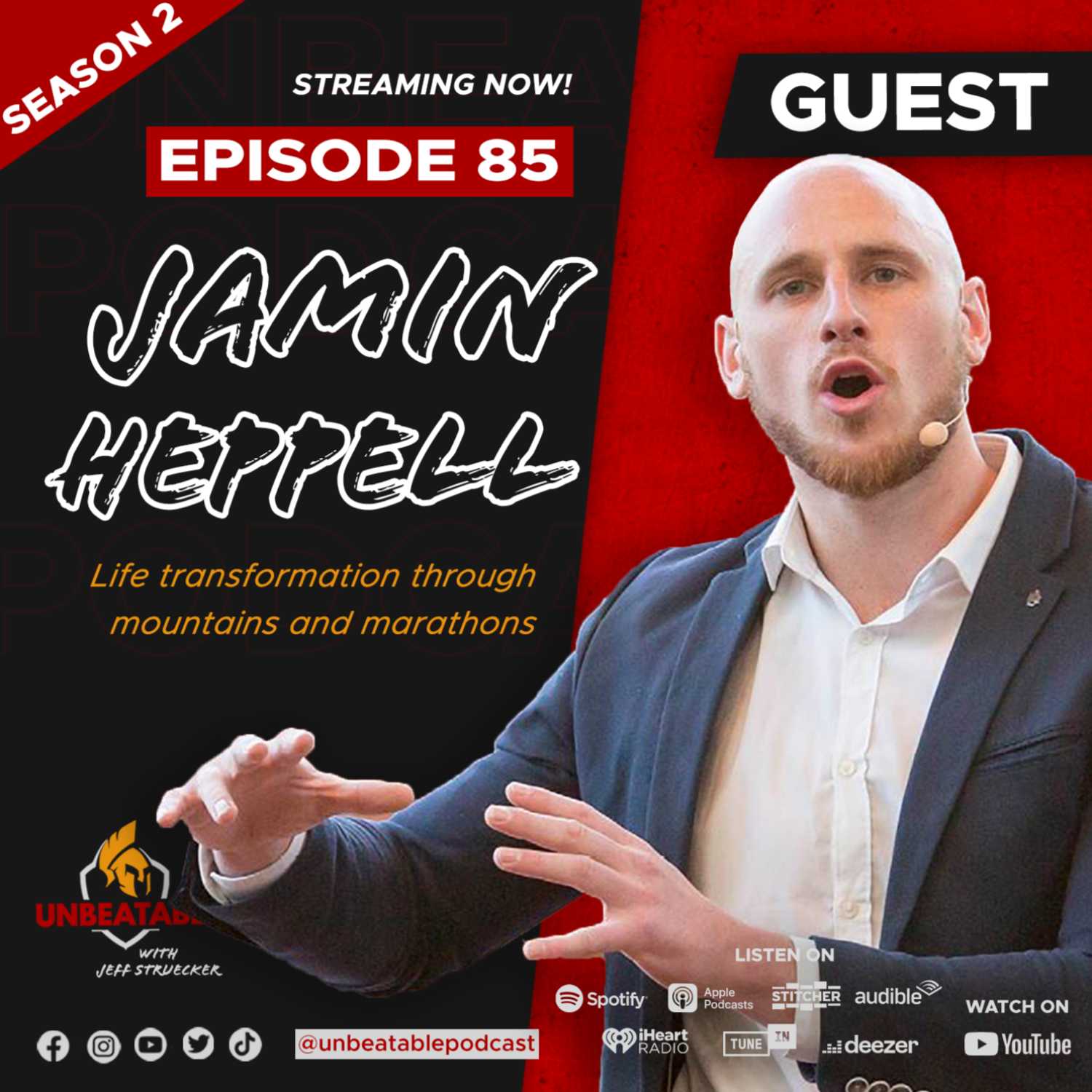 EP. 85 Jamin Heppell: Life transformation through mountains and marathons