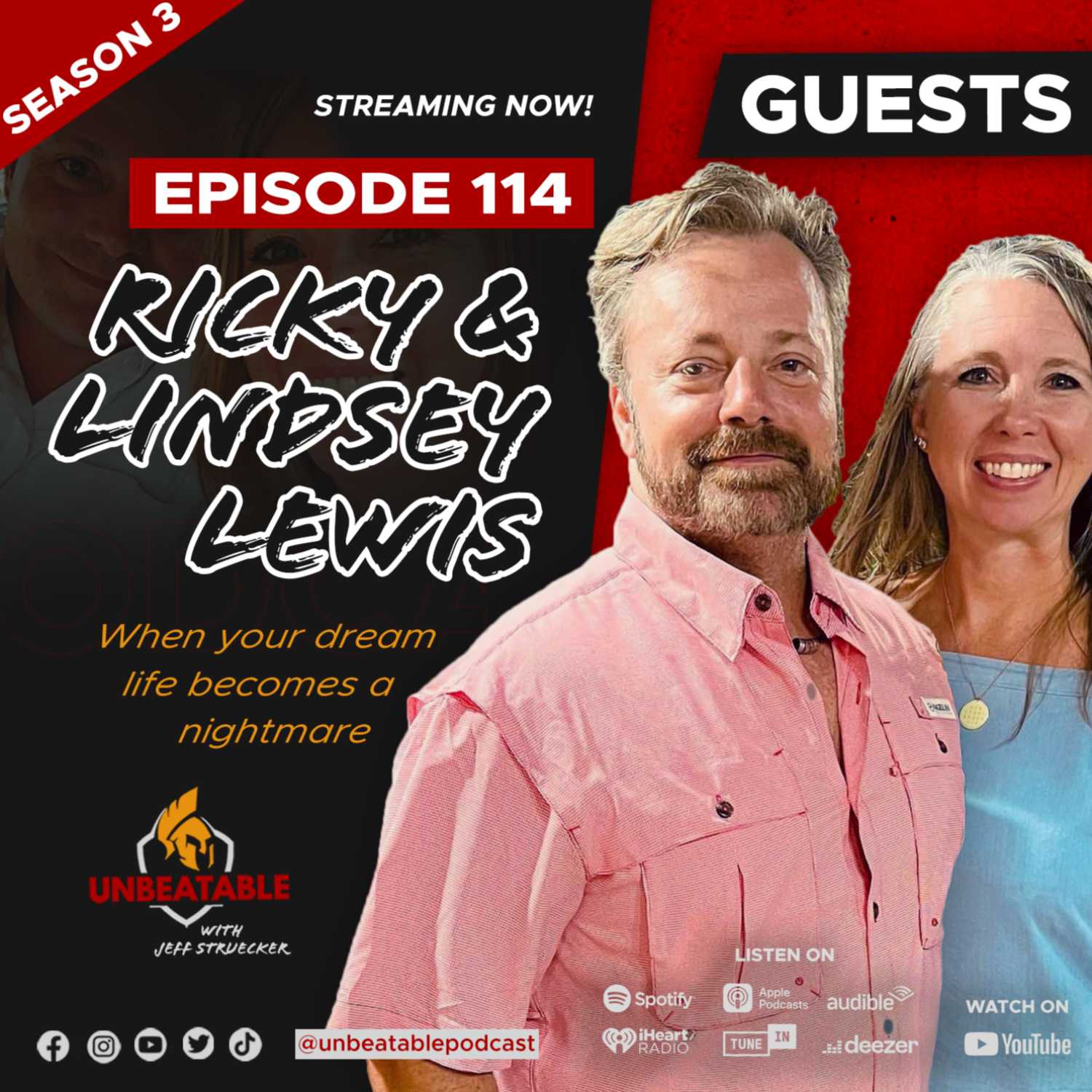 Ep. 114: Ricky & Lindsay Lewis- When your dream life becomes a nightmare
