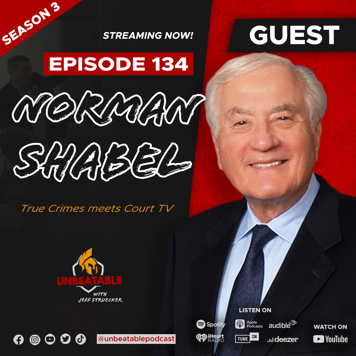 Ep. 134: Norman Shabel: True Crimes meets Court TV
