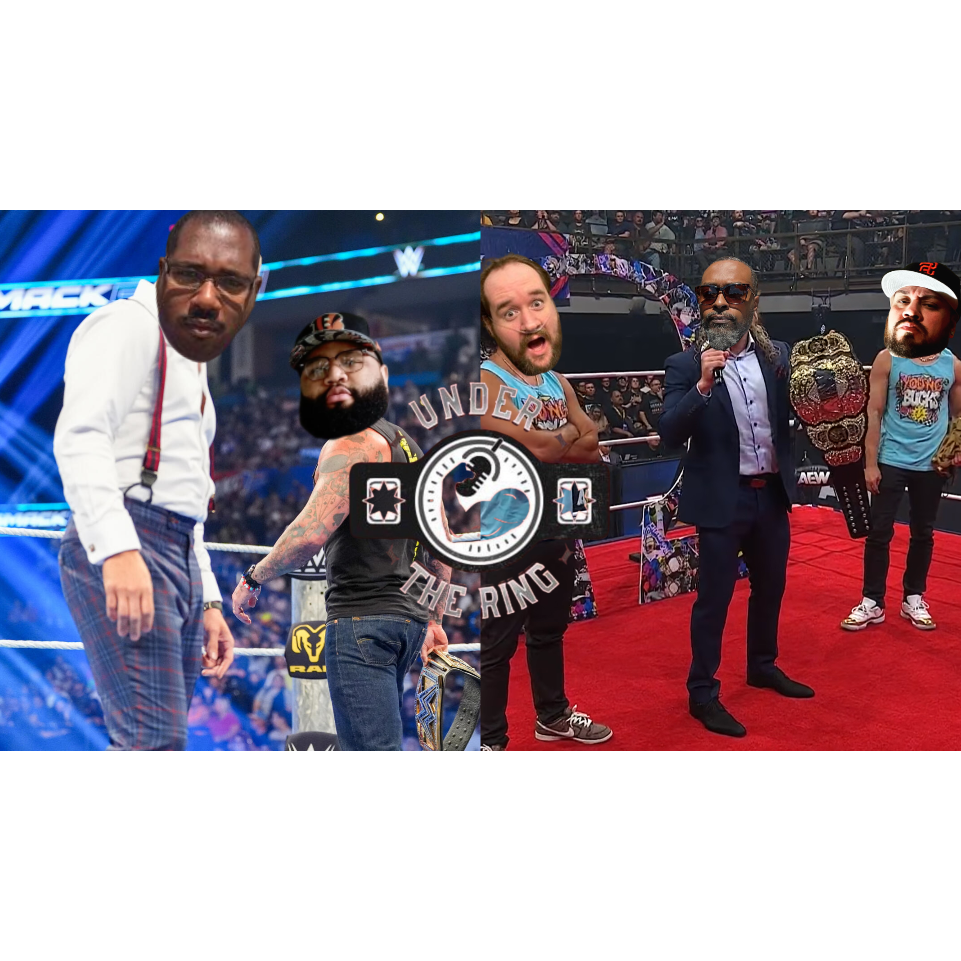 The Under The Ring Pod 269: AEW Dynamite recap; WWE AEW and pro wrestling news episode artwork
