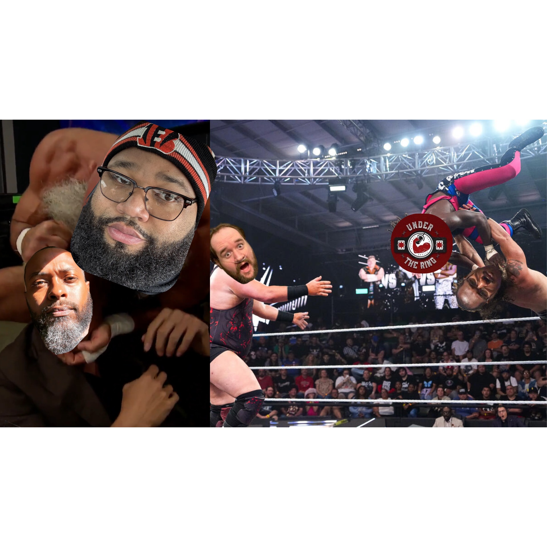 The Under The Ring Pod 278: #WWE #AEW Quiz Show; No #WorldsCollide broadcast? #AEWDynamite recap episode artwork
