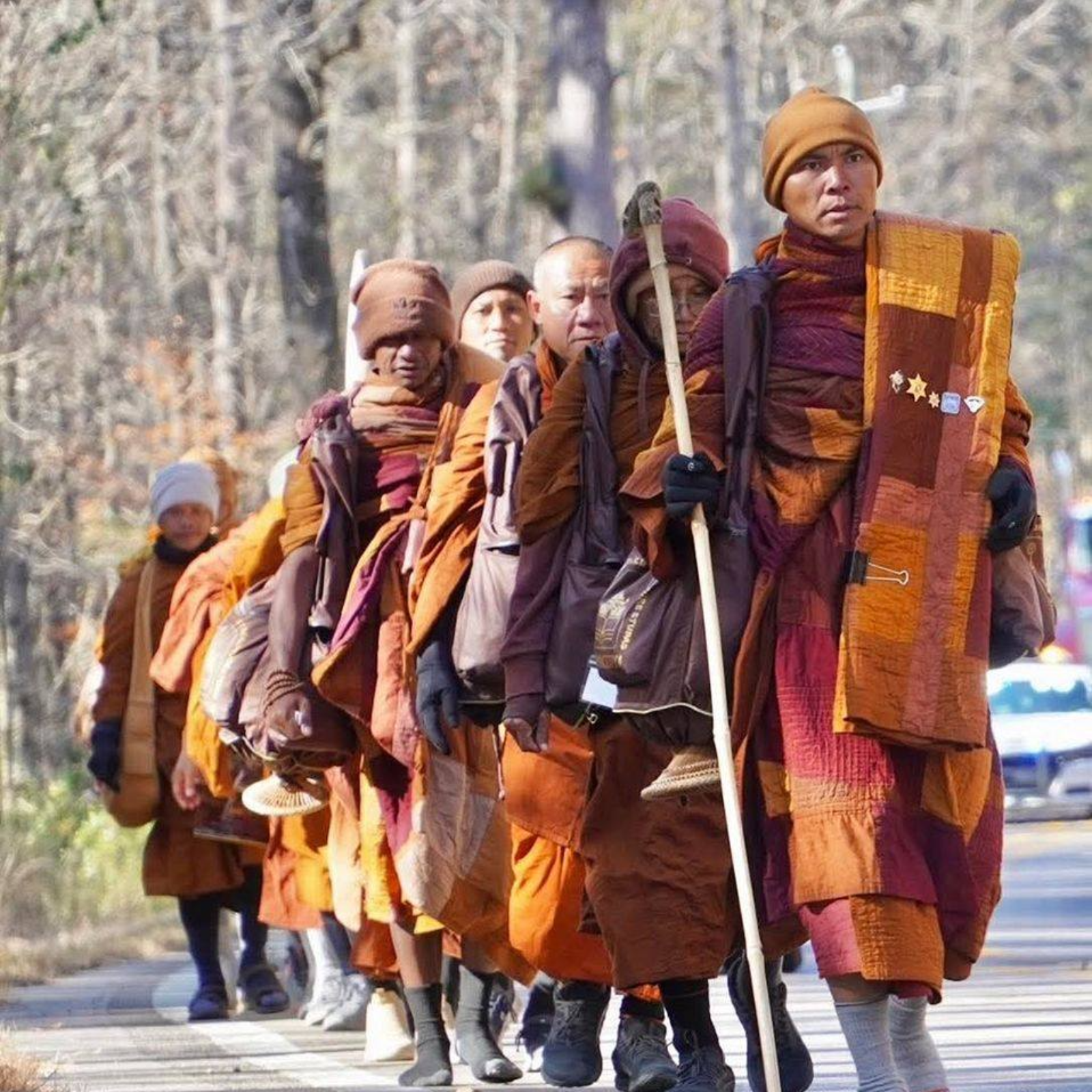 The Monks Walk For Peace