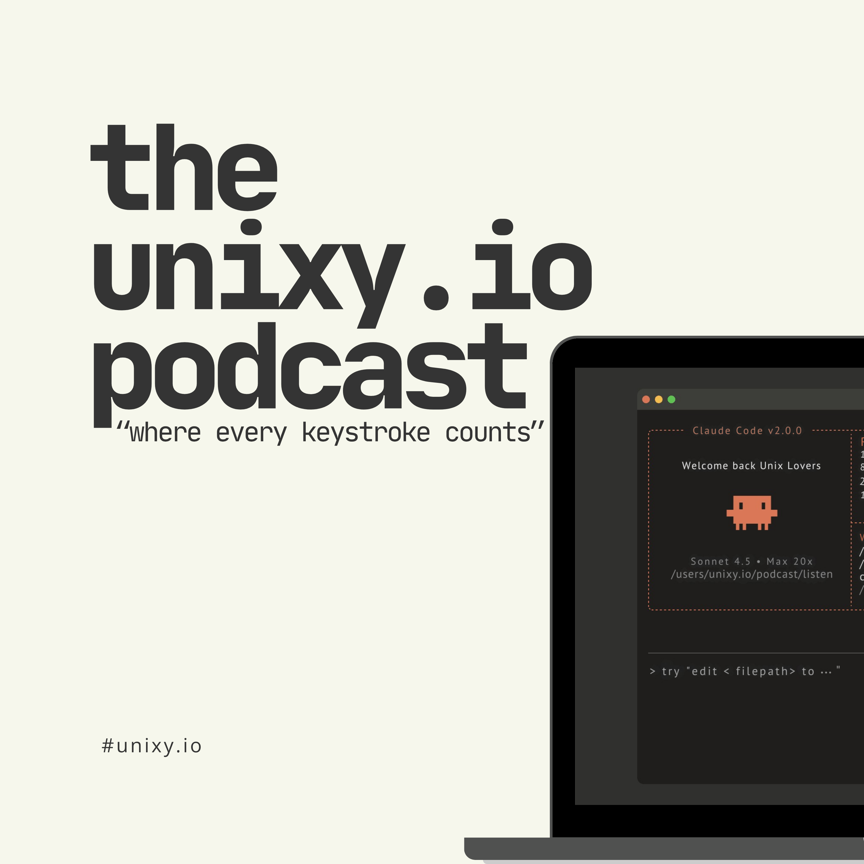 the unixy.io podcast podcast artwork