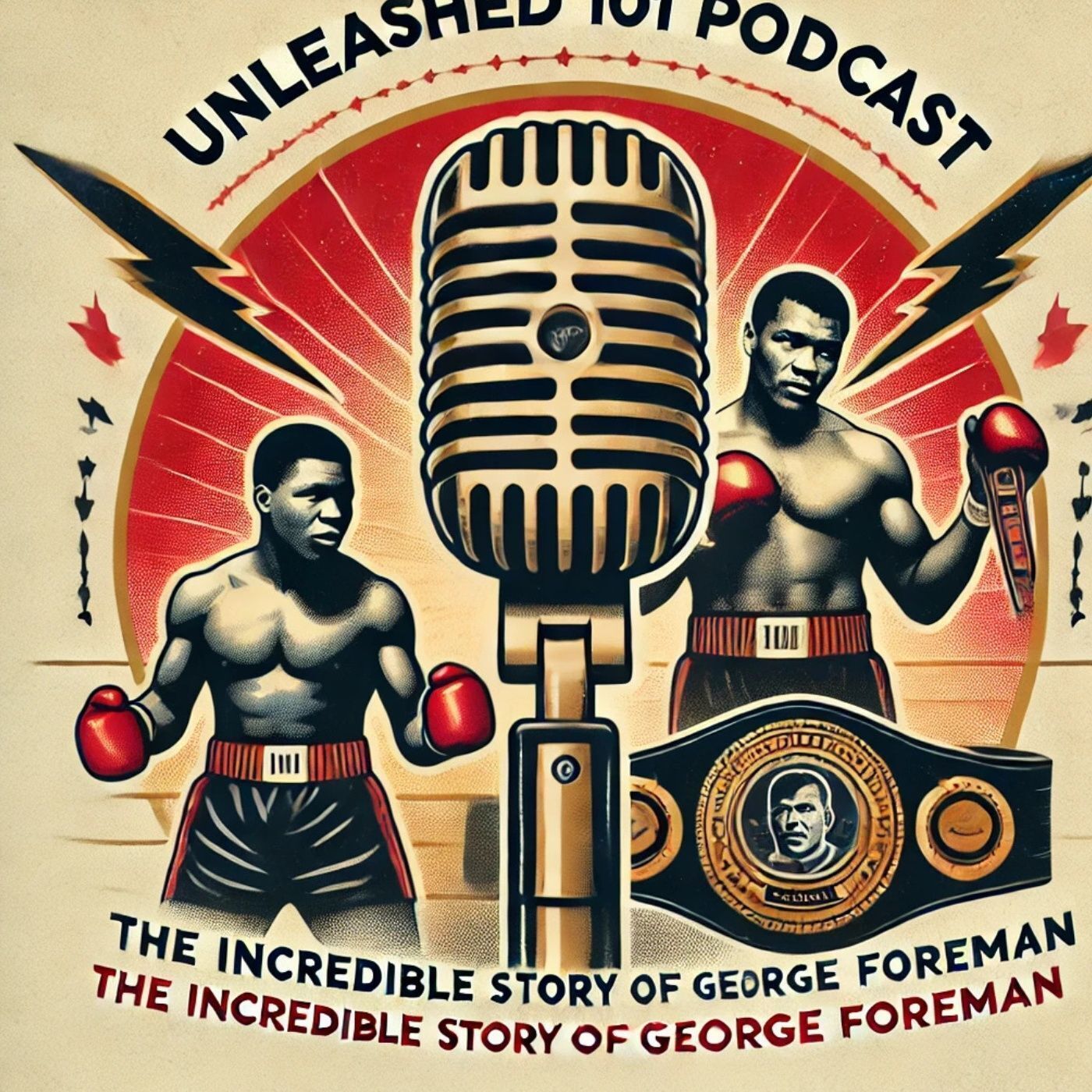 Unleashed 101 Podcast: The Incredible Story of George Foreman – From Troubled Youth to Two-Time Heavyweight Champion 🥊 episode artwork