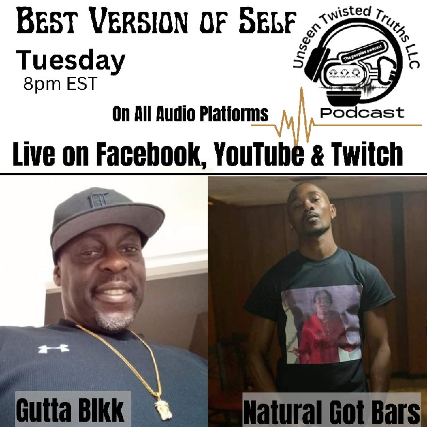 Ladd Back ENT Gutta Blkk with Ladd Back ENT Unseen Twisted Truths- Ladd Back ENT Gutta Blkk with Ladd Back ENT Unseen Twisted Truths-