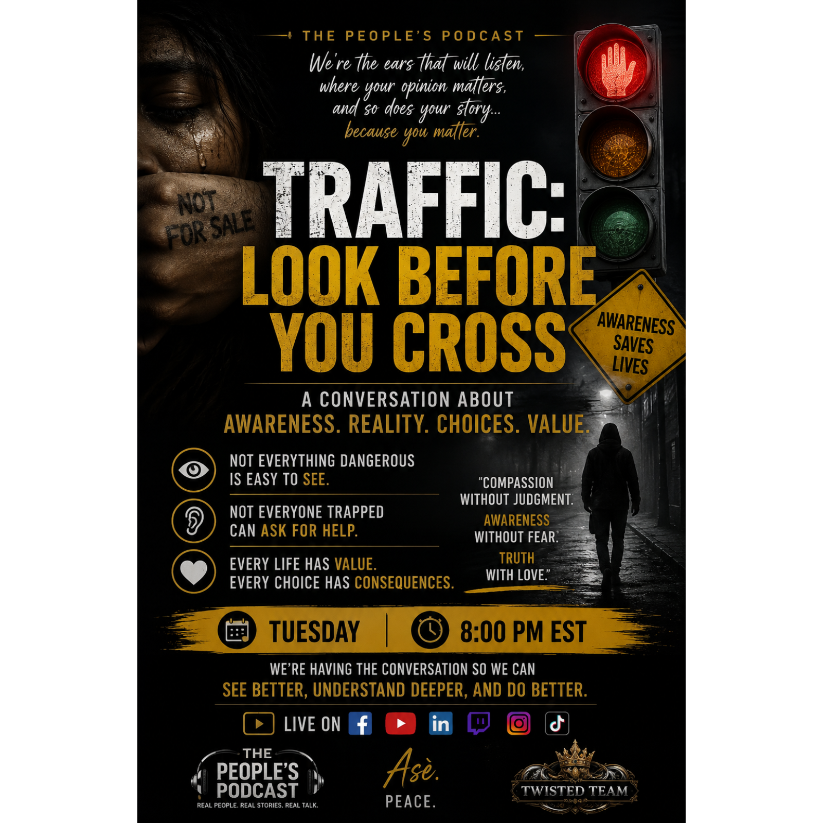 Traffic: Look Before You Cross | Awareness, Choices & Human Trafficking episode artwork