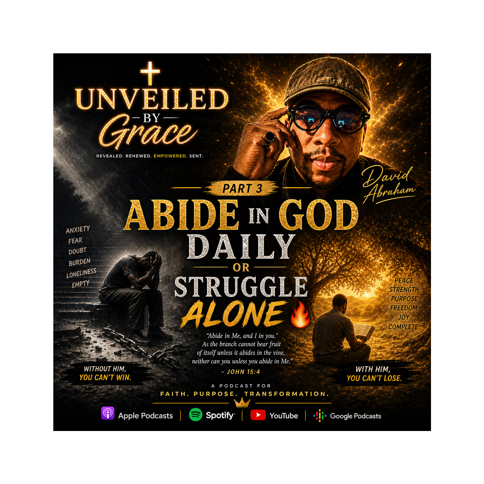 Abide in God Daily or Struggle Alone 🔥 | Part 3