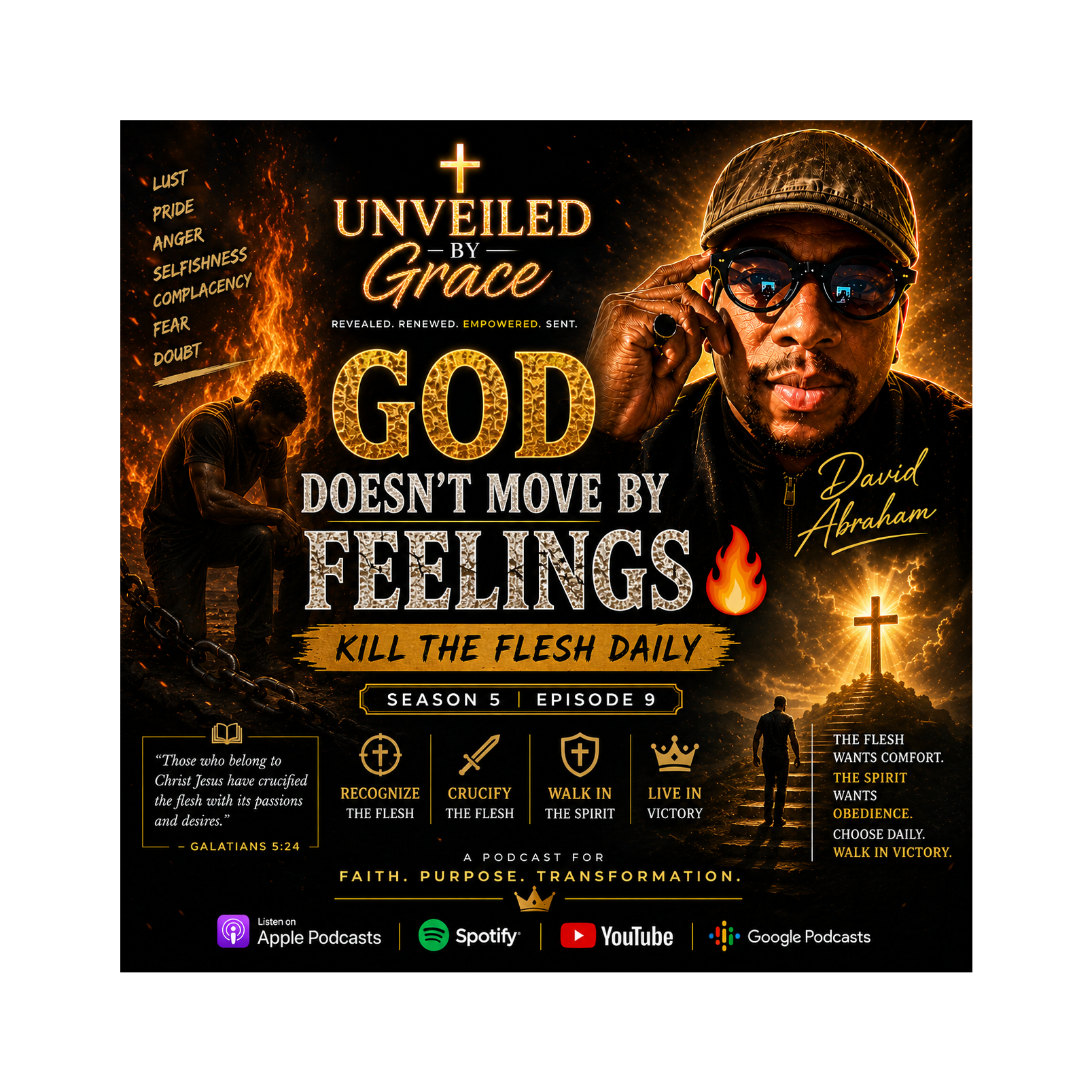 God Doesn’t Move by Feelings 🔥 | Kill the Flesh Daily