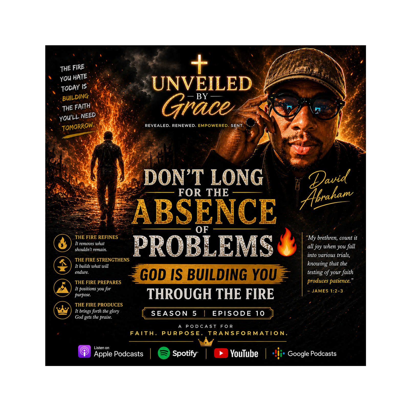 Don’t Long for the Absence of Problems 🔥 | God Is Building You Through the Fire