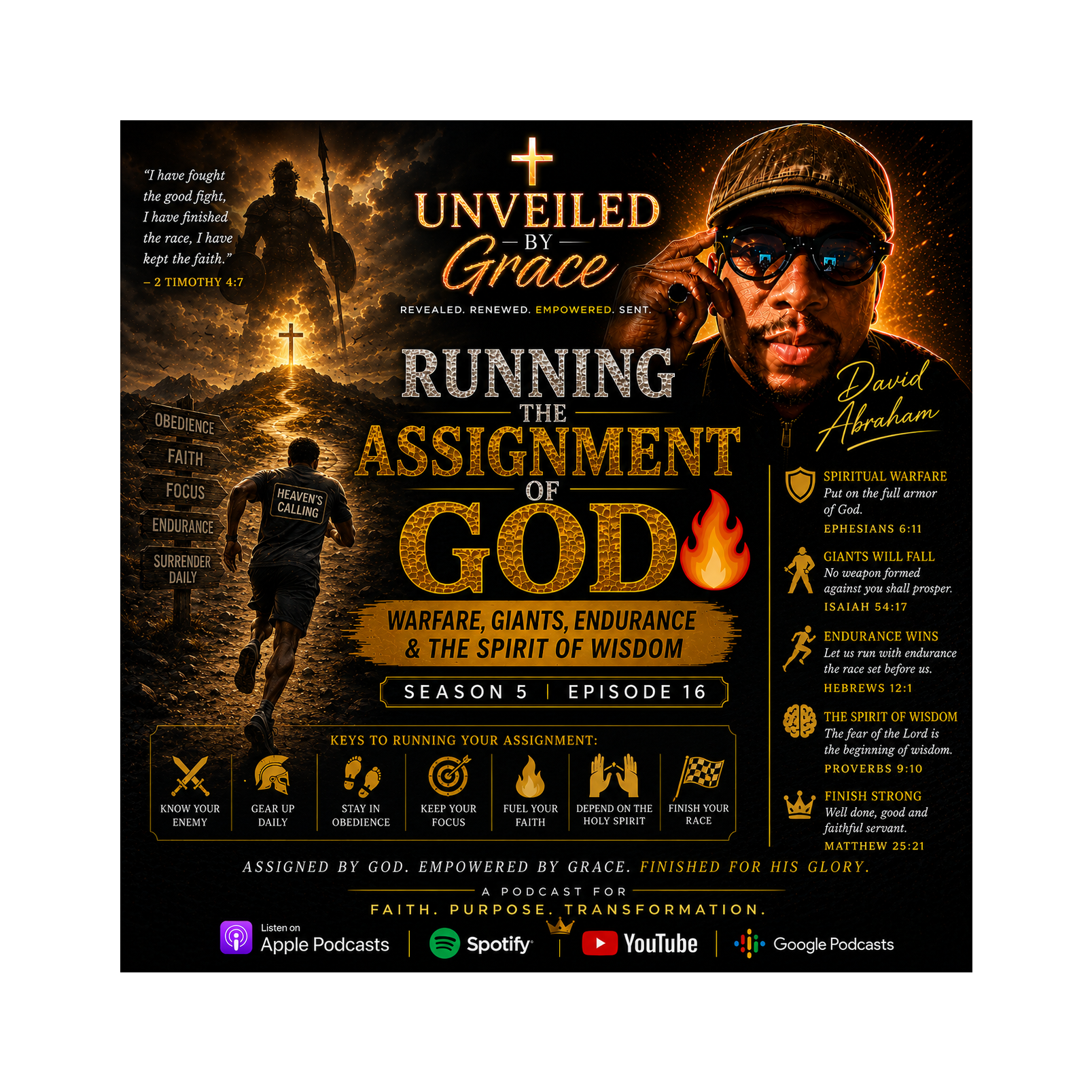 RUNNING THE ASSIGNMENT OF GOD 🔥 | Warfare, Giants, Endurance & The Spirit of Wisdom |