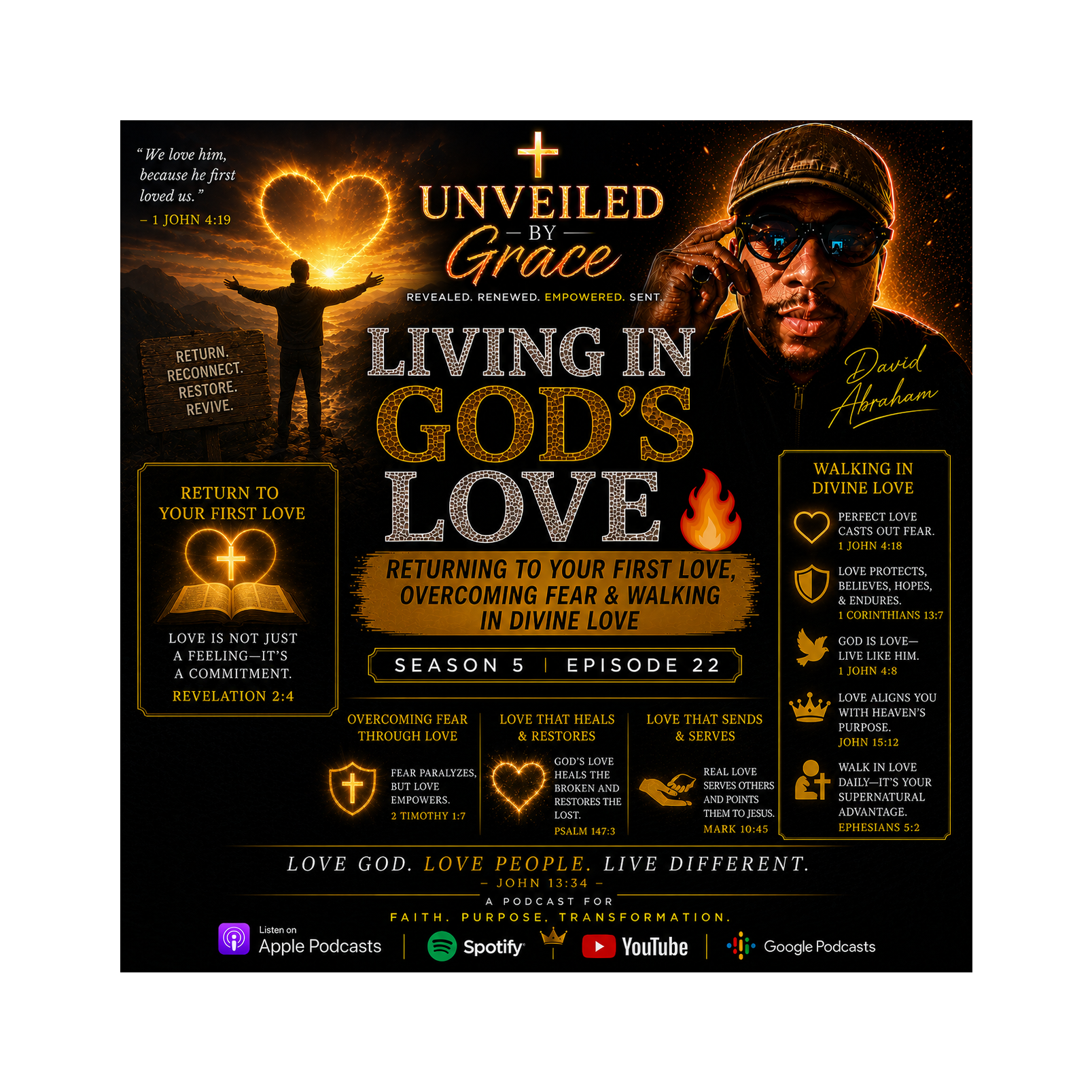 Living in God’s Love 🔥 | Returning to Your First Love, Overcoming Fear & Walking in Divine Love