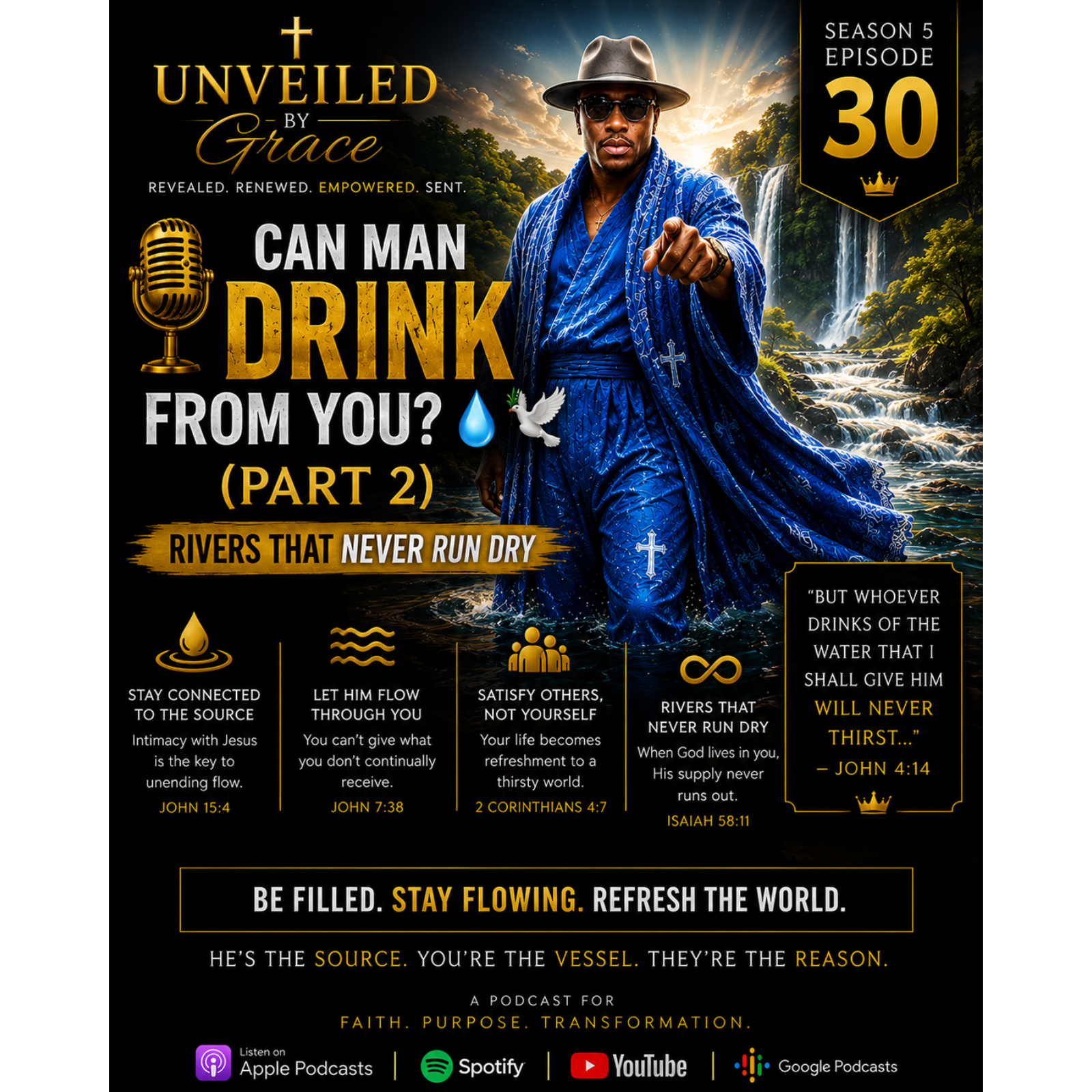 🎙️ Can Man Drink From You? (Part 2) 💧🕊️ | Rivers That Never Run Dry