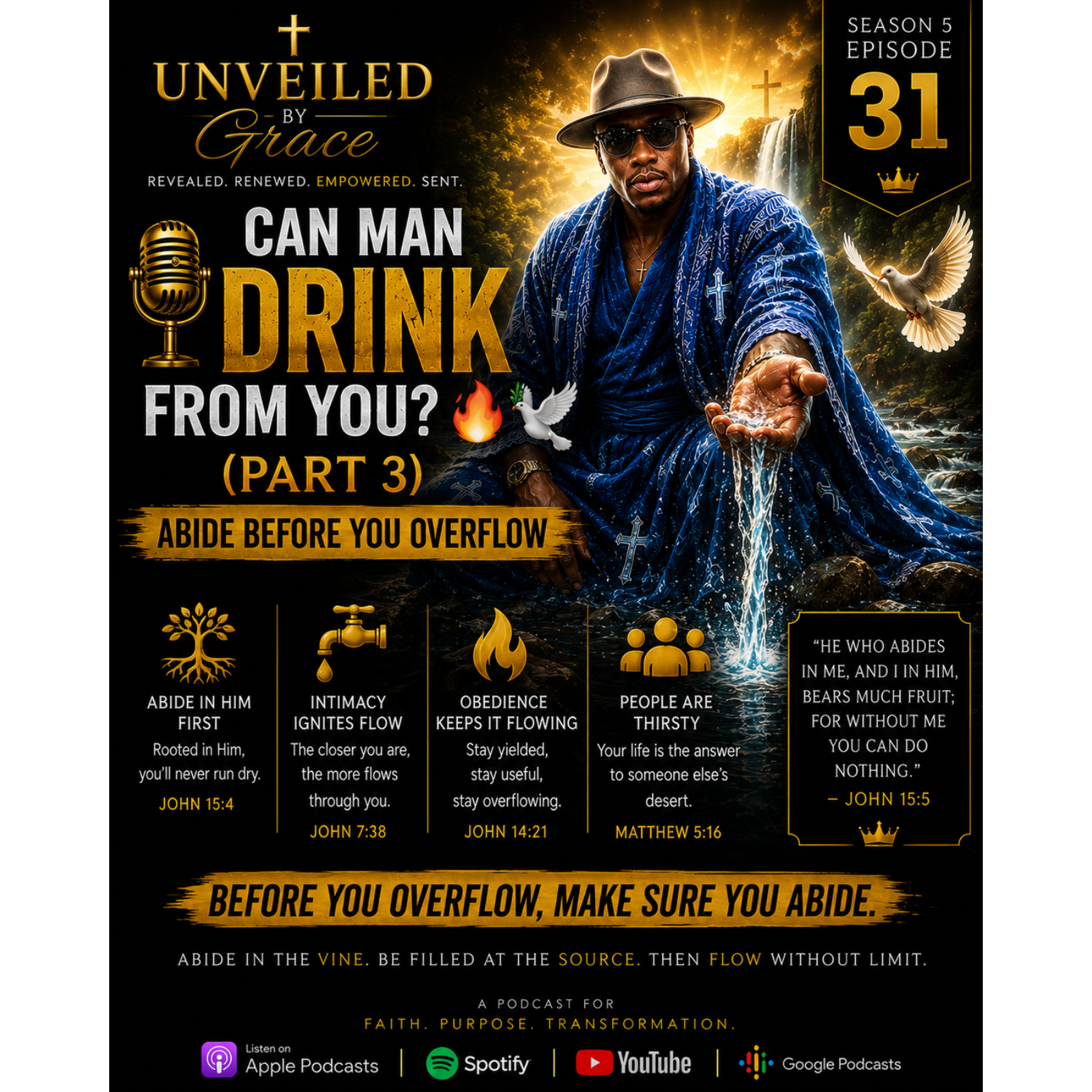 🎙️ Can Man Drink From You? (Part 3) 🔥🕊️ | Abide Before You Overflow