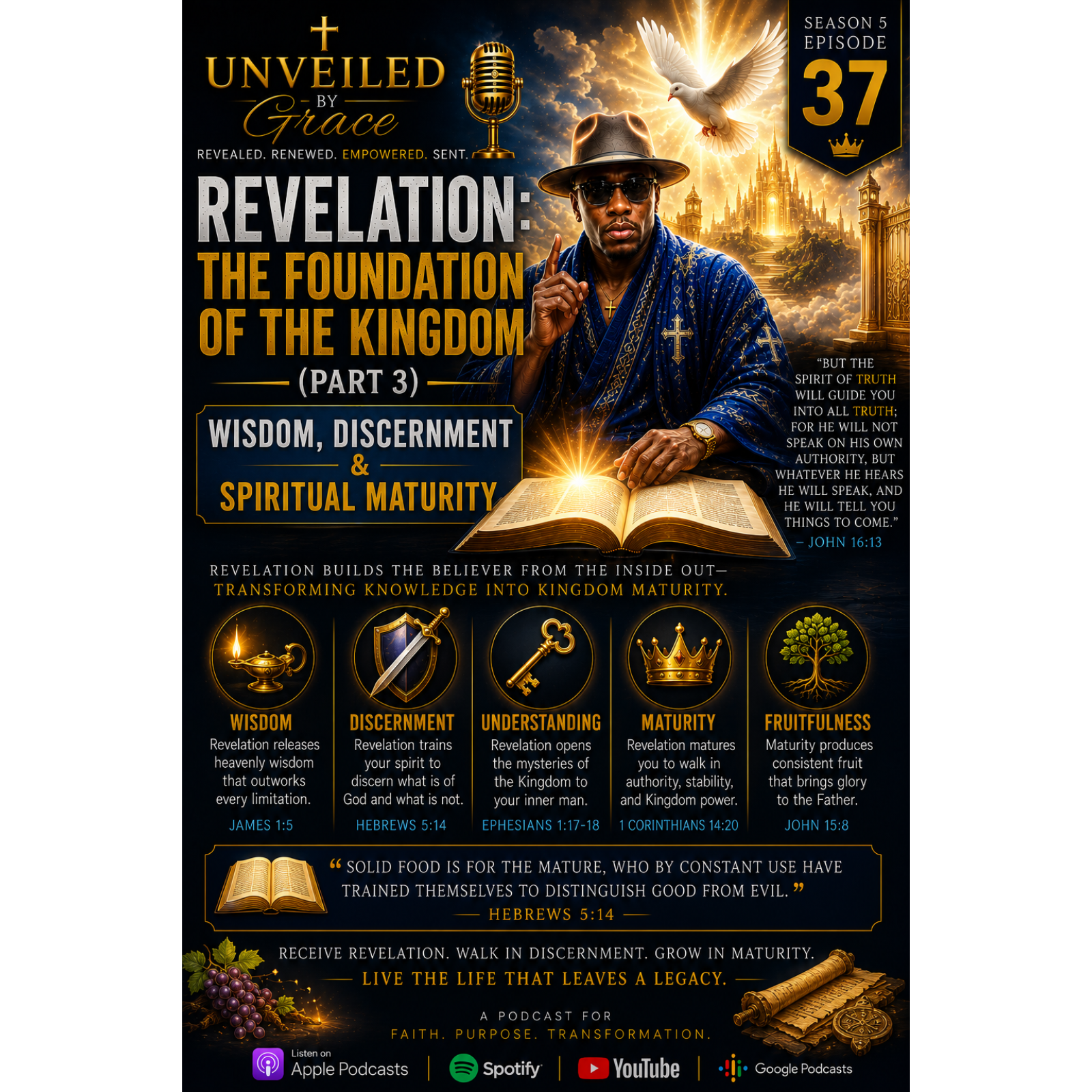 Revelation: The Foundation of the Kingdom (Part 3) 🕊️📖 | Wisdom, Discernment & Spiritual Maturity