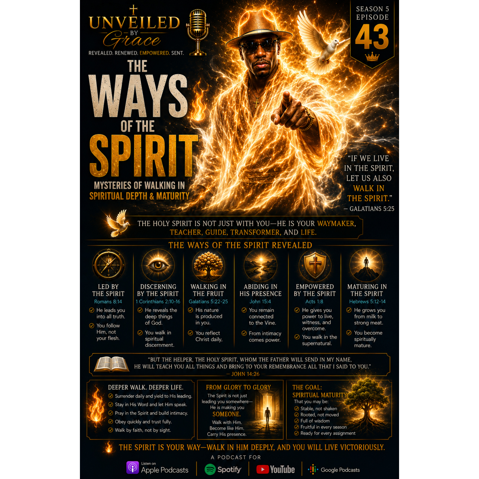 The Ways of the Spirit 🕊️🔥 | Mysteries of Walking in Spiritual Depth & Maturity episode artwork