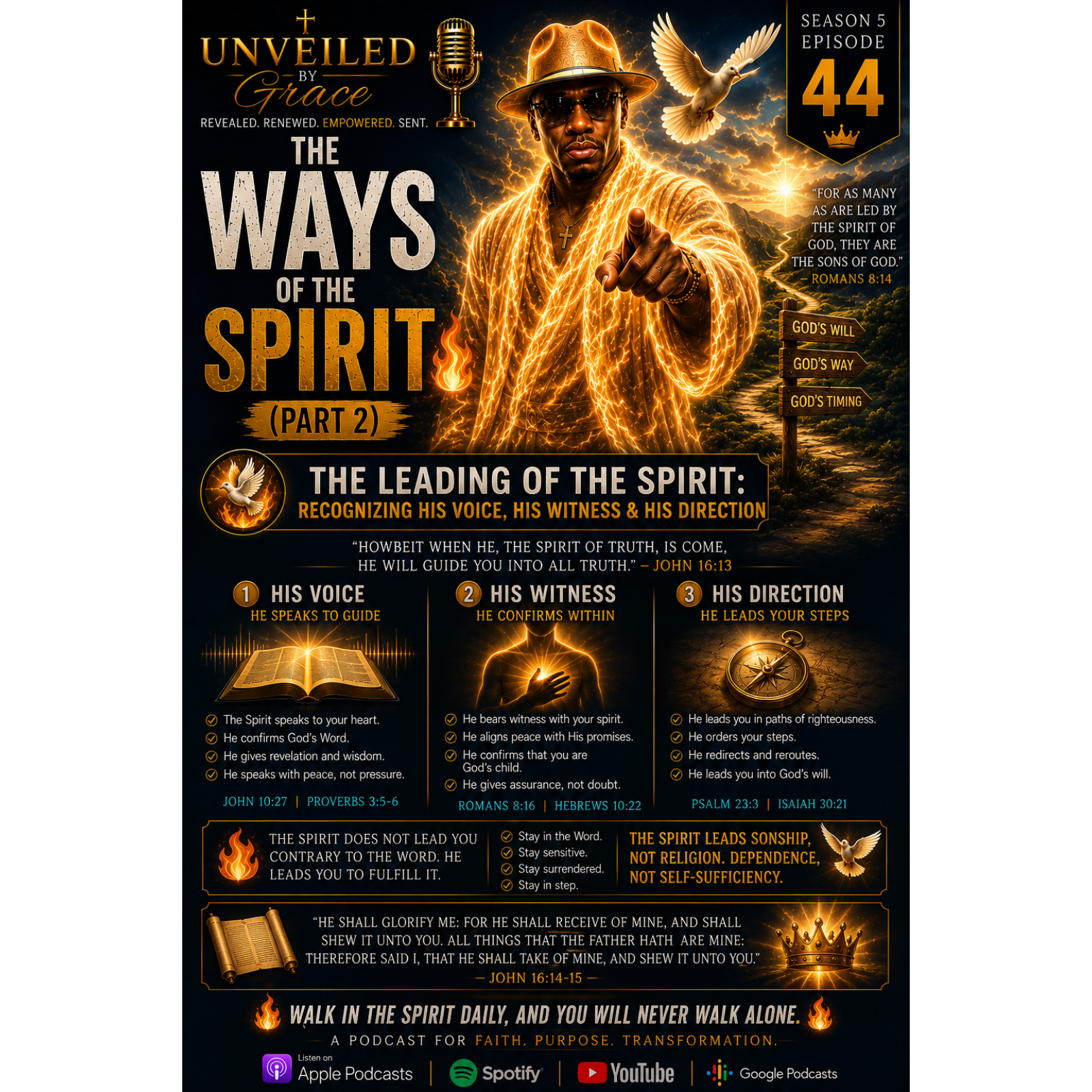 The Ways of the Spirit (Part 2) 🕊️🔥 | The Leading of the Spirit: Recognizing His Voice, His Witness & His Direction episode artwork