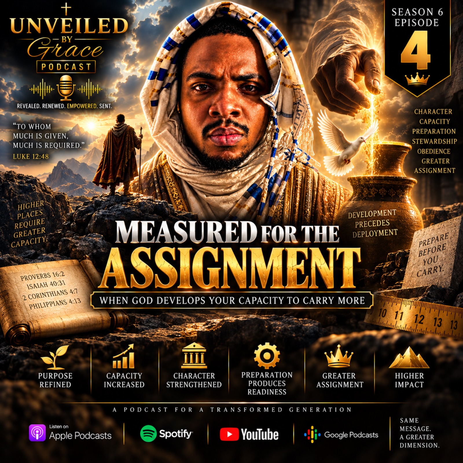 🎙️ MEASURED FOR THE ASSIGNMENT ⚖️📏🔥  When God Develops Your Capacity to Carry More