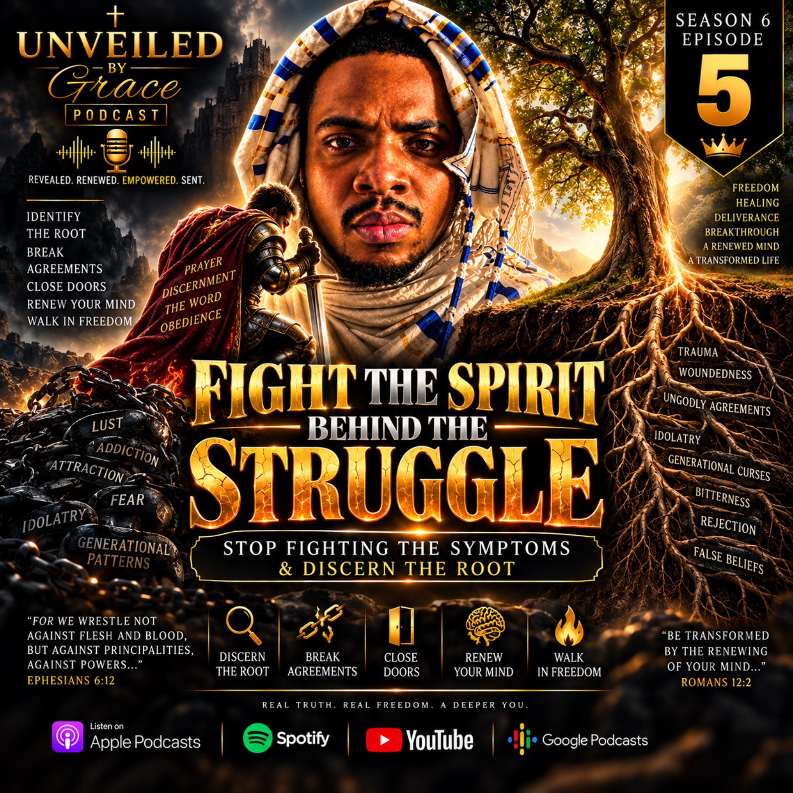 🎙️ FIGHT THE SPIRIT BEHIND THE STRUGGLE ⚔️🔥  Stop Fighting the Symptoms & Discern the Root