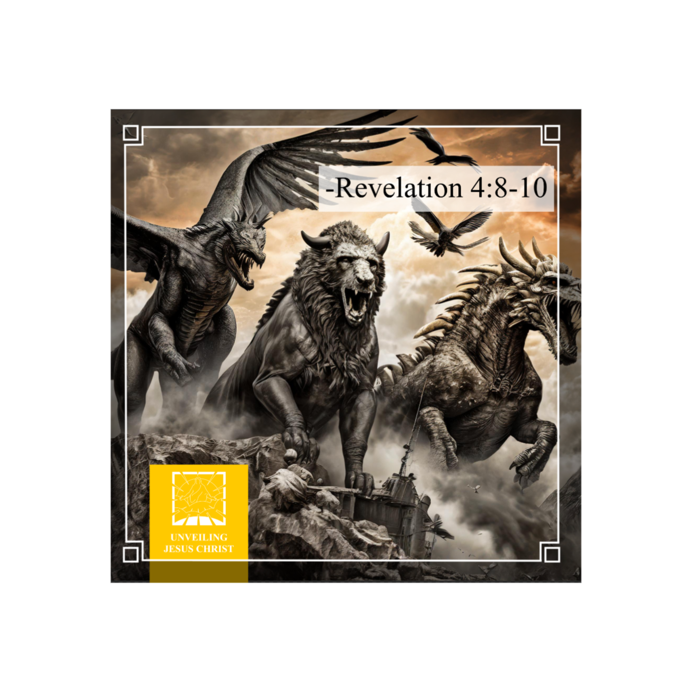 [§45] Rev 4:8-10: The Beasts and 24 Elders Worship the Creator thumbnail