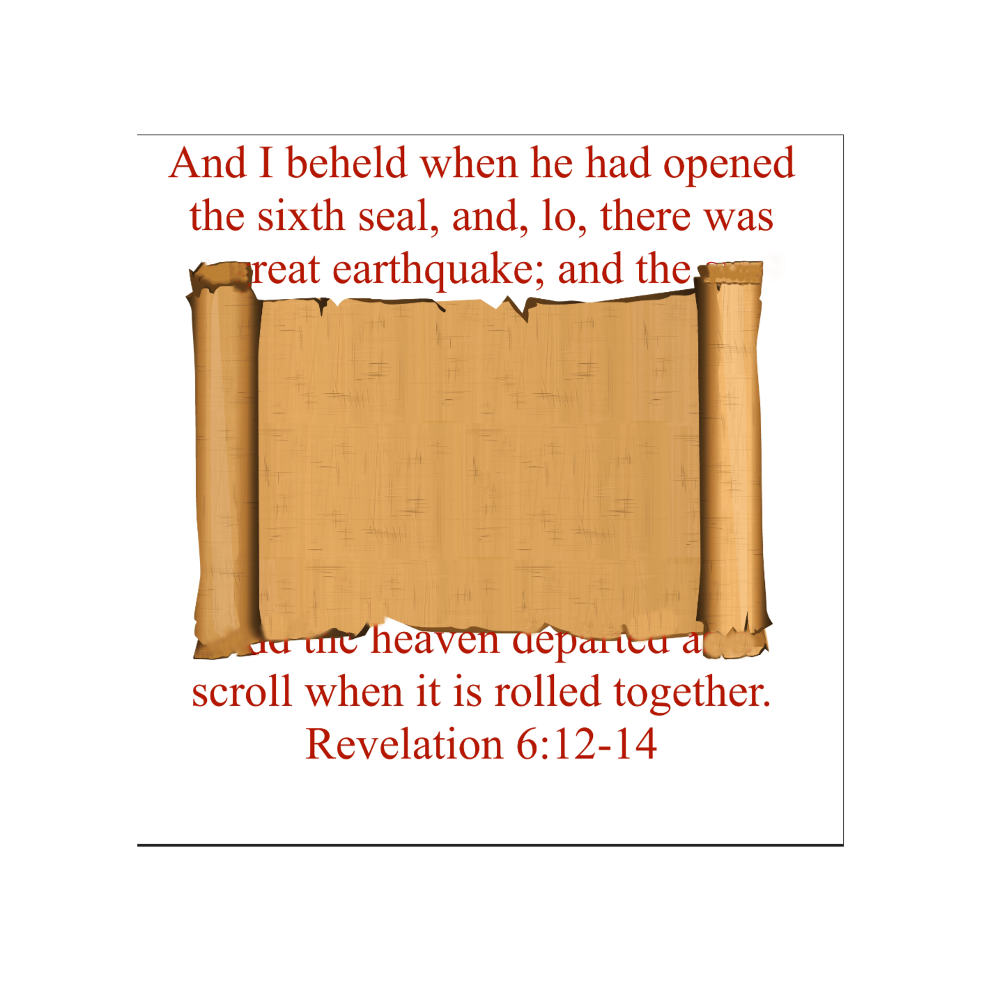 Rev 6:14 [§63] Heaven Departs [Opens] as a Scroll thumbnail
