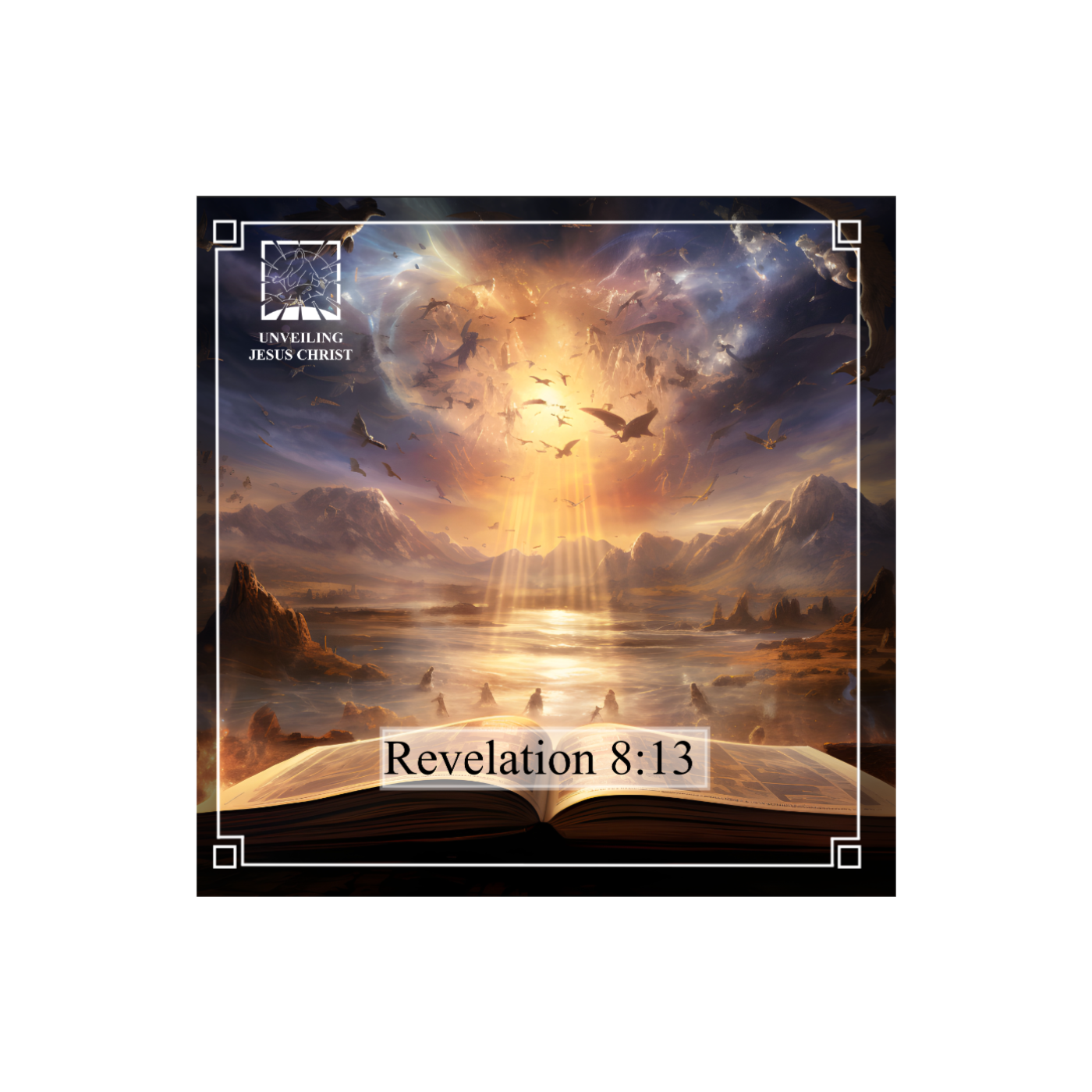 [§108] Rev 8:13: An Angel Warns About Three Remaining Plagues [Woes]
