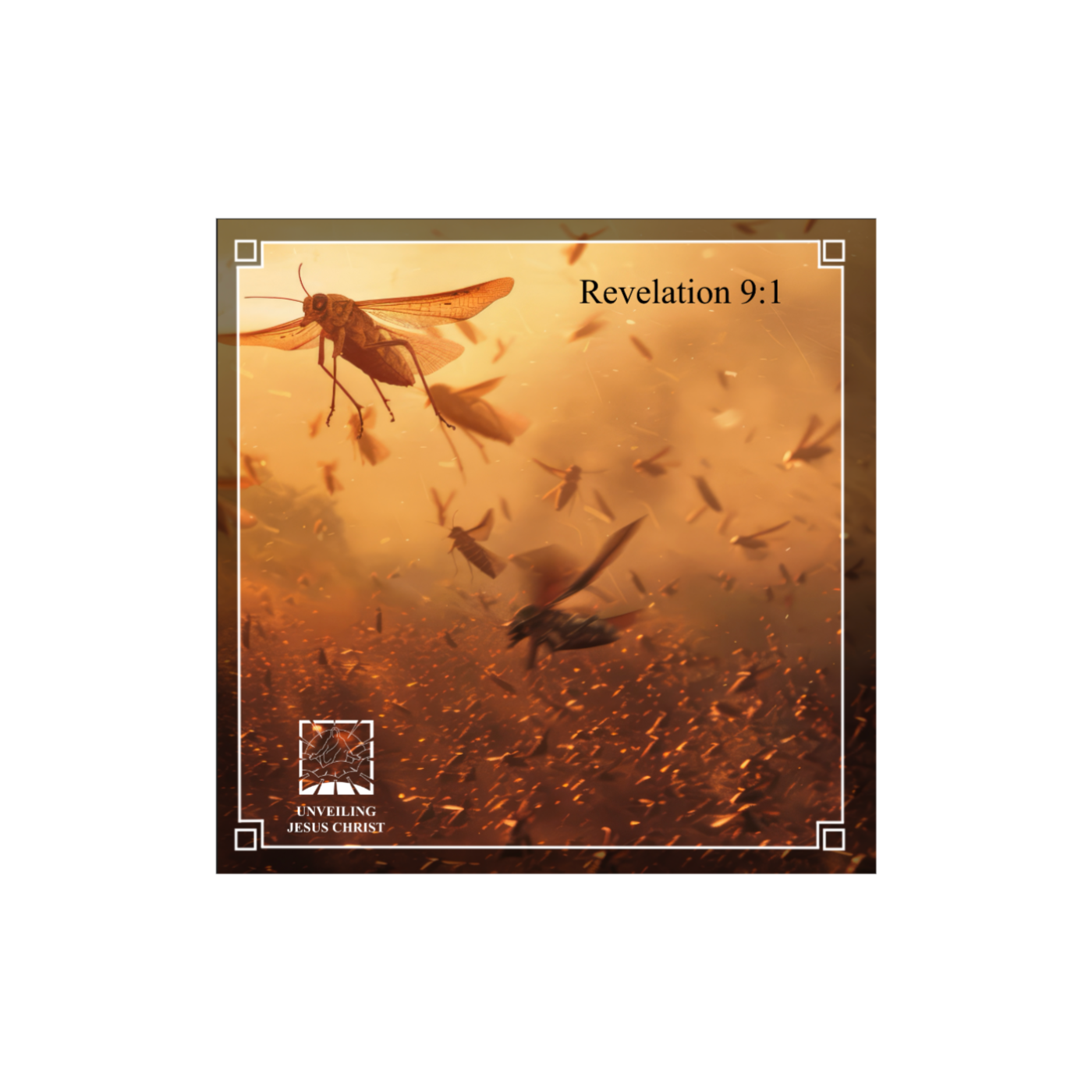 [§112] Rev 9:2-4: The Bottomless Pit Is Opened and Locusts Emerge episode artwork