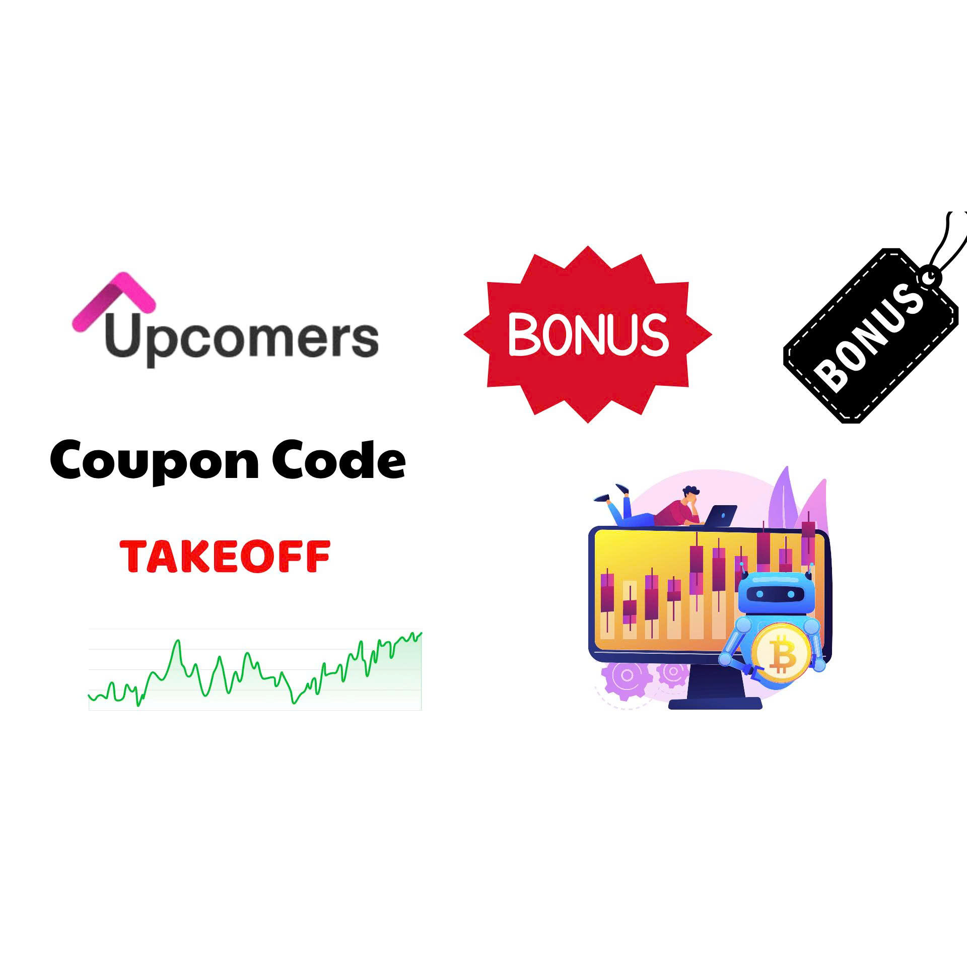 Upcomers With Coupon Code “TAKEOFF” and Save 90% podcast artwork