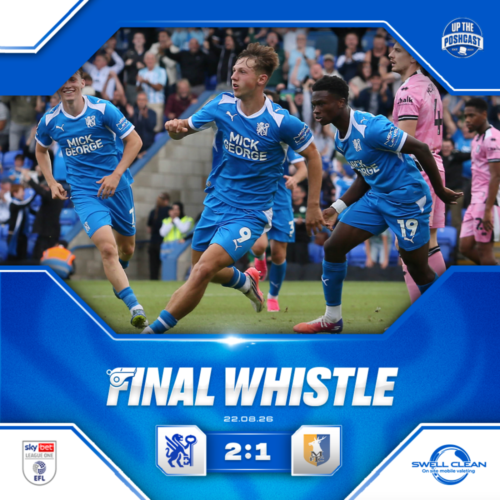 Posh 2-1 Mansfield Town | We FINALLY win in League One | Our response to Darragh MacAnthony