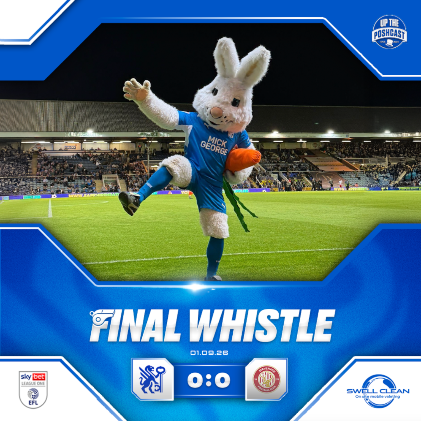 Posh 0-0 Stevenage | The most EXPLOSIVE argument we’ve ever had | Should Luke Williams go right now? episode artwork