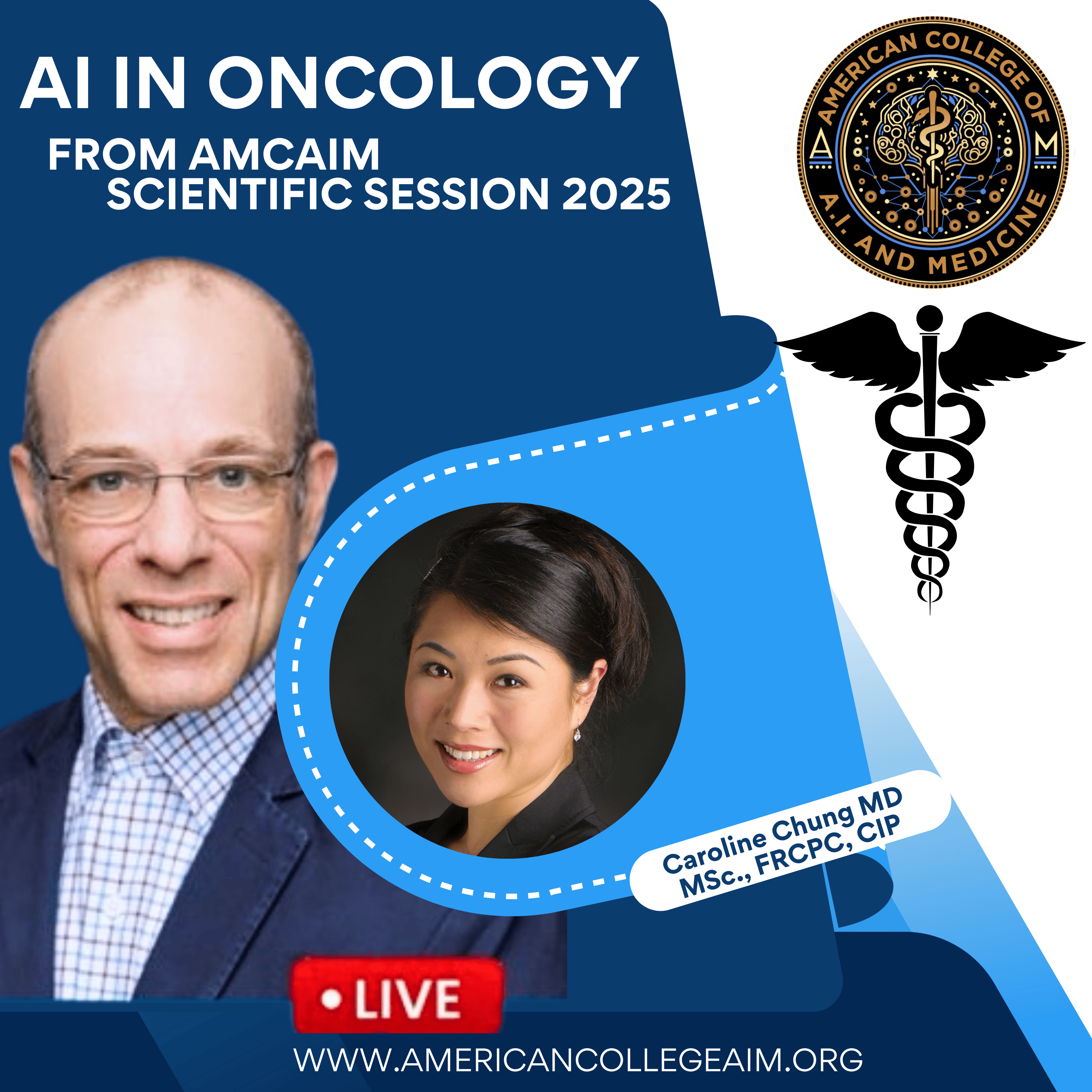 Ai in Oncology with Dr Caroline Chung from AMCAIM Scientific Session 2025 episode artwork