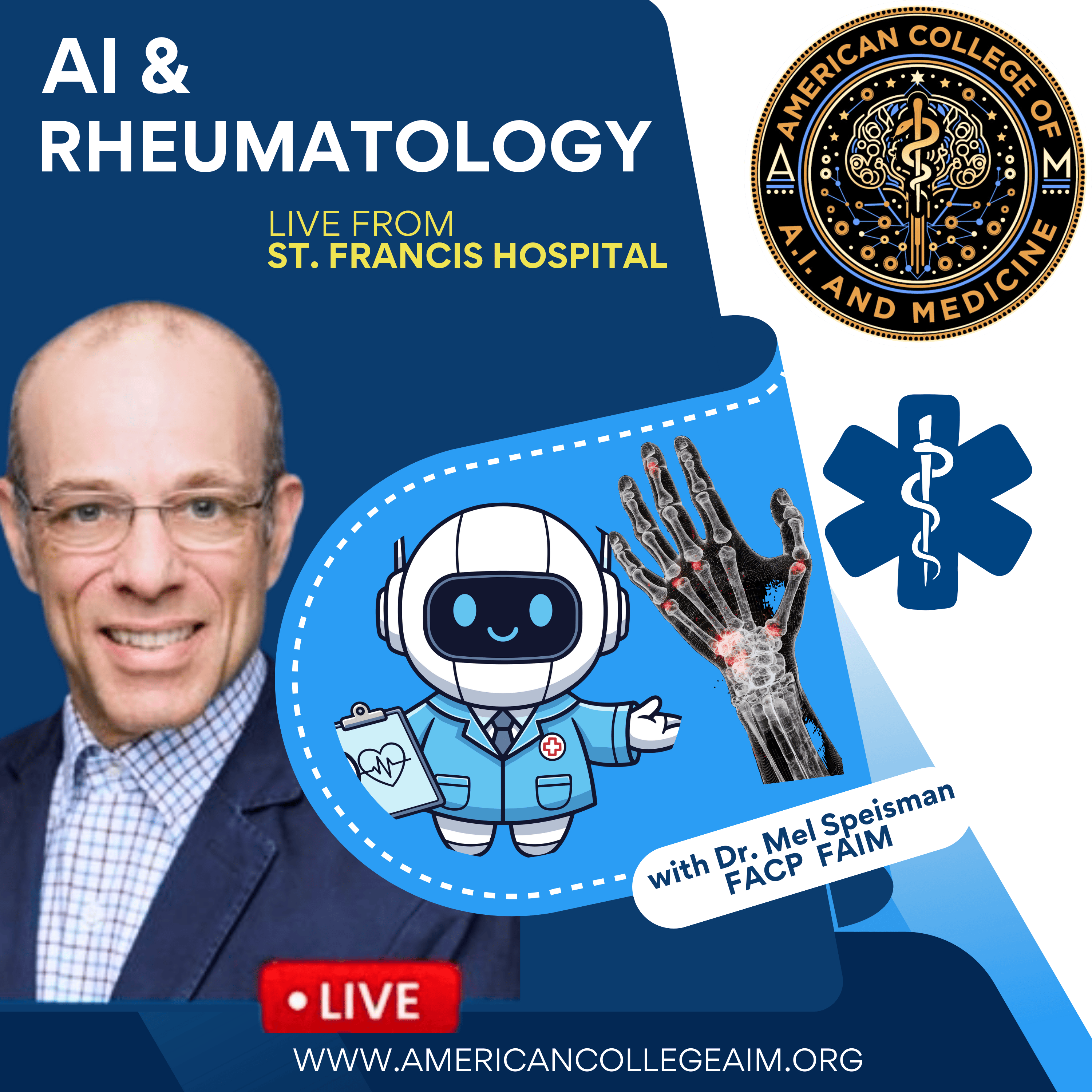 AI & Rheumatology with Dr. Mel Speisman at St. Francis Hospital episode artwork